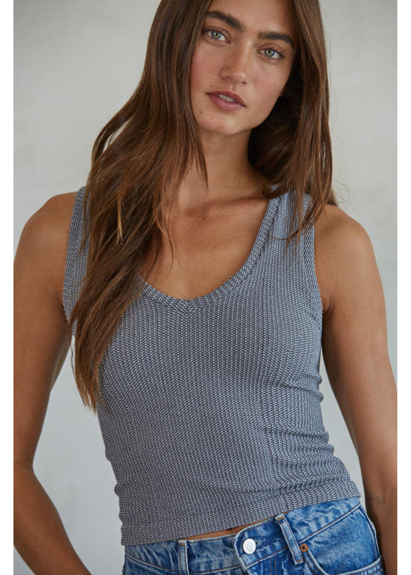 By together BT Textured Two Tone Tank