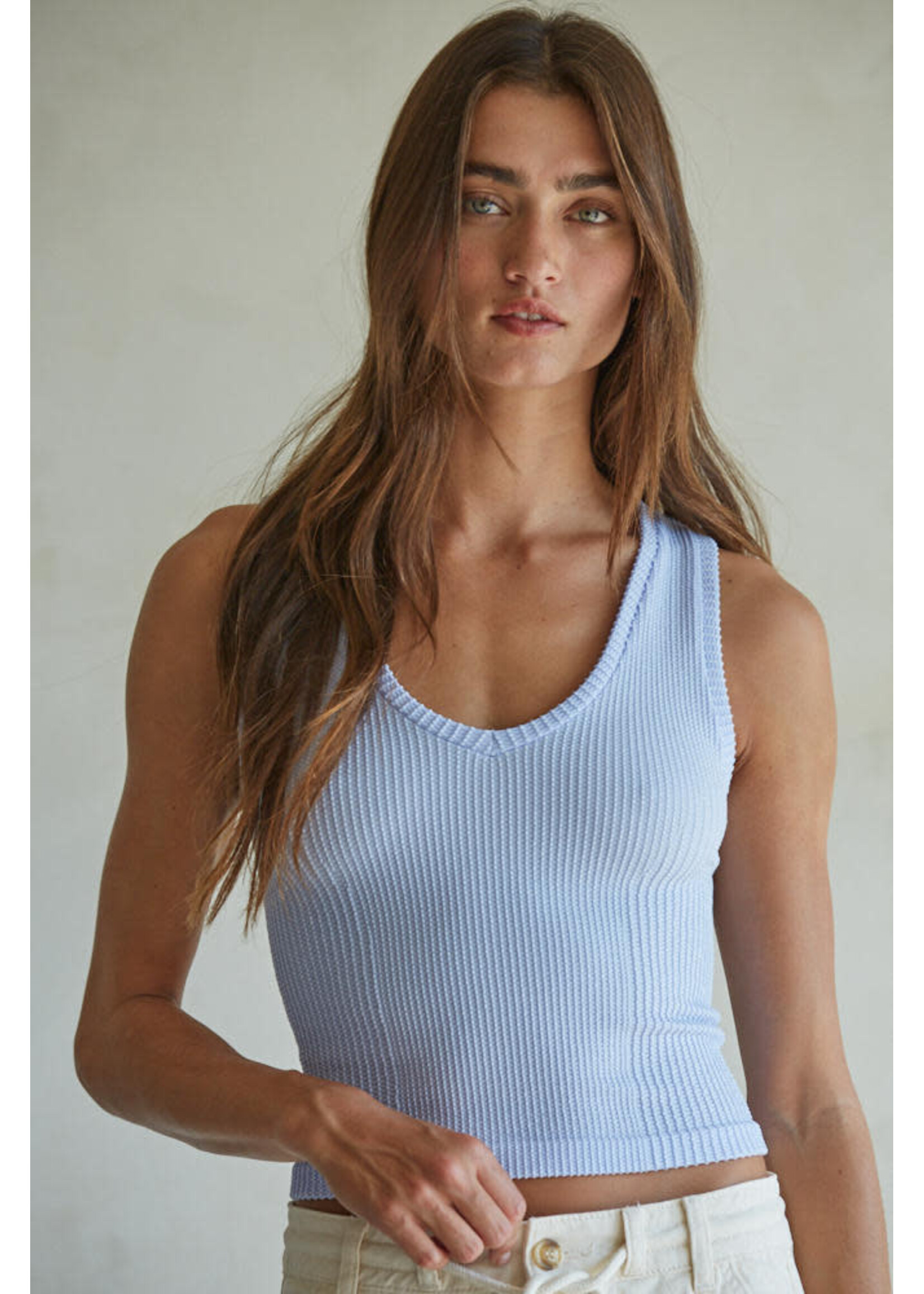 By together BT Textured Two Tone Tank