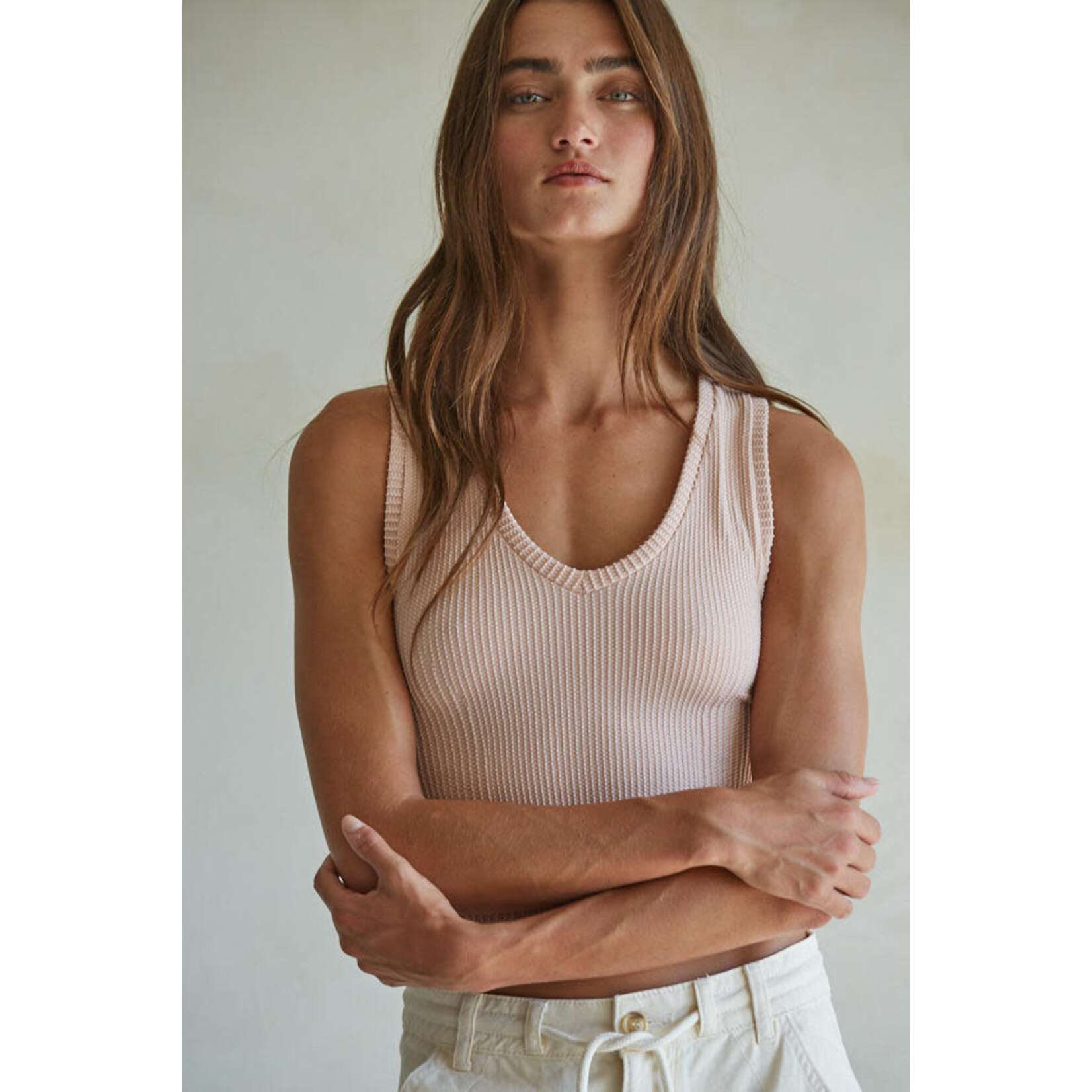 By together BT Textured Two Tone Tank