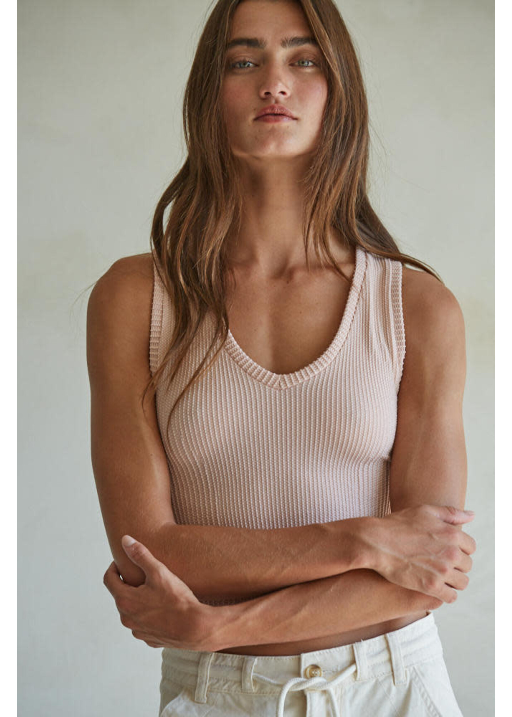 By together BT Textured Two Tone Tank