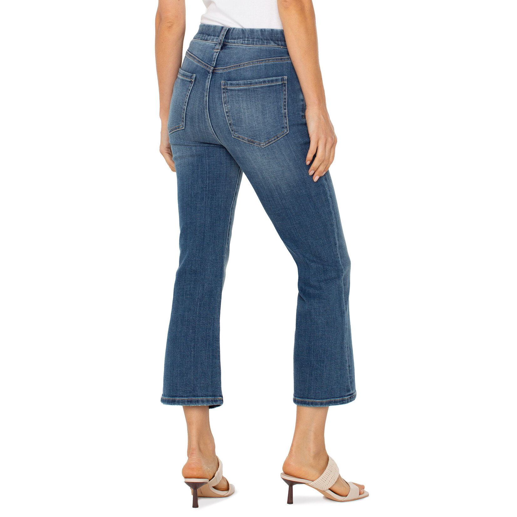 Liverpool L Gia Crop Flare Denim