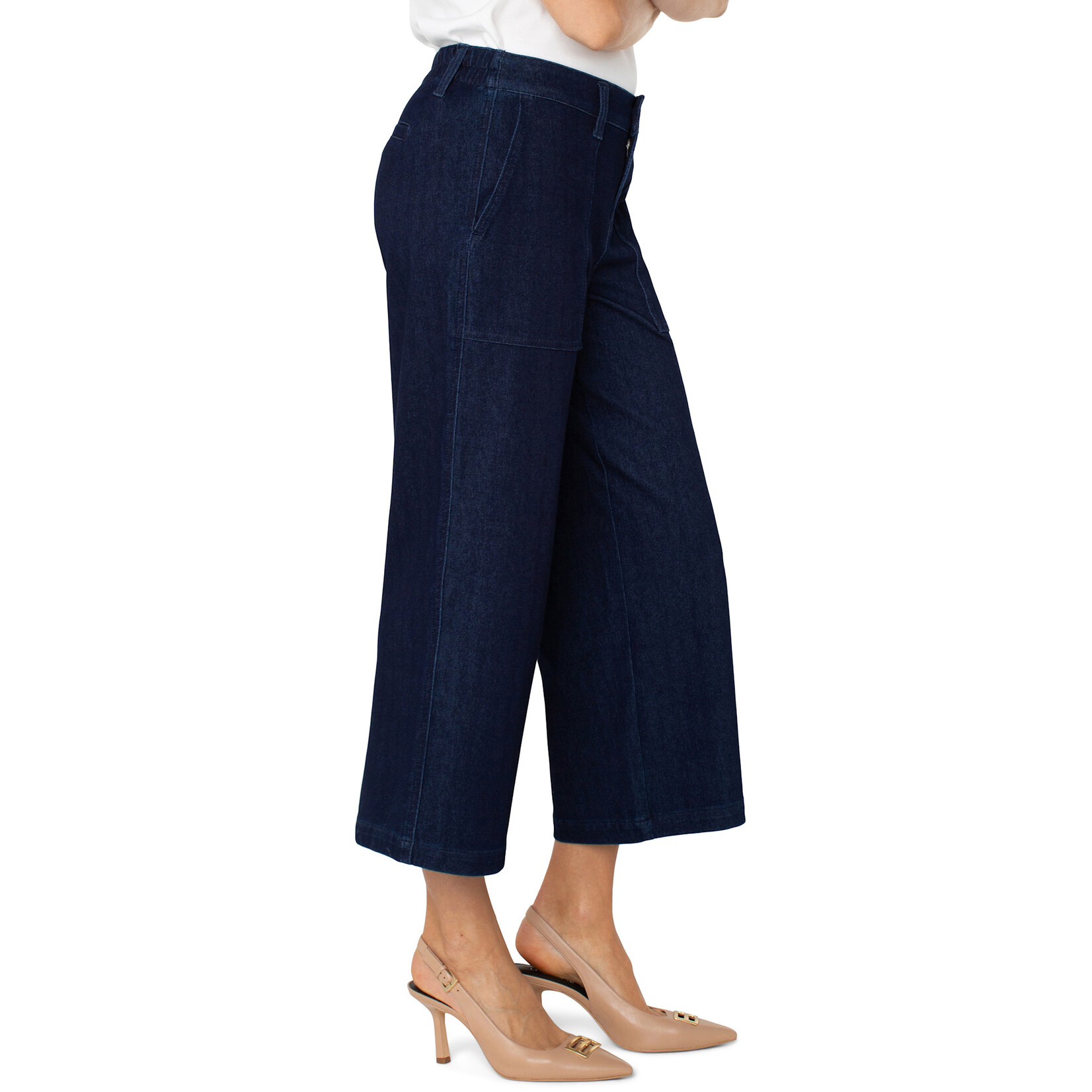 Liverpool L Indigo Wide Leg Cargo