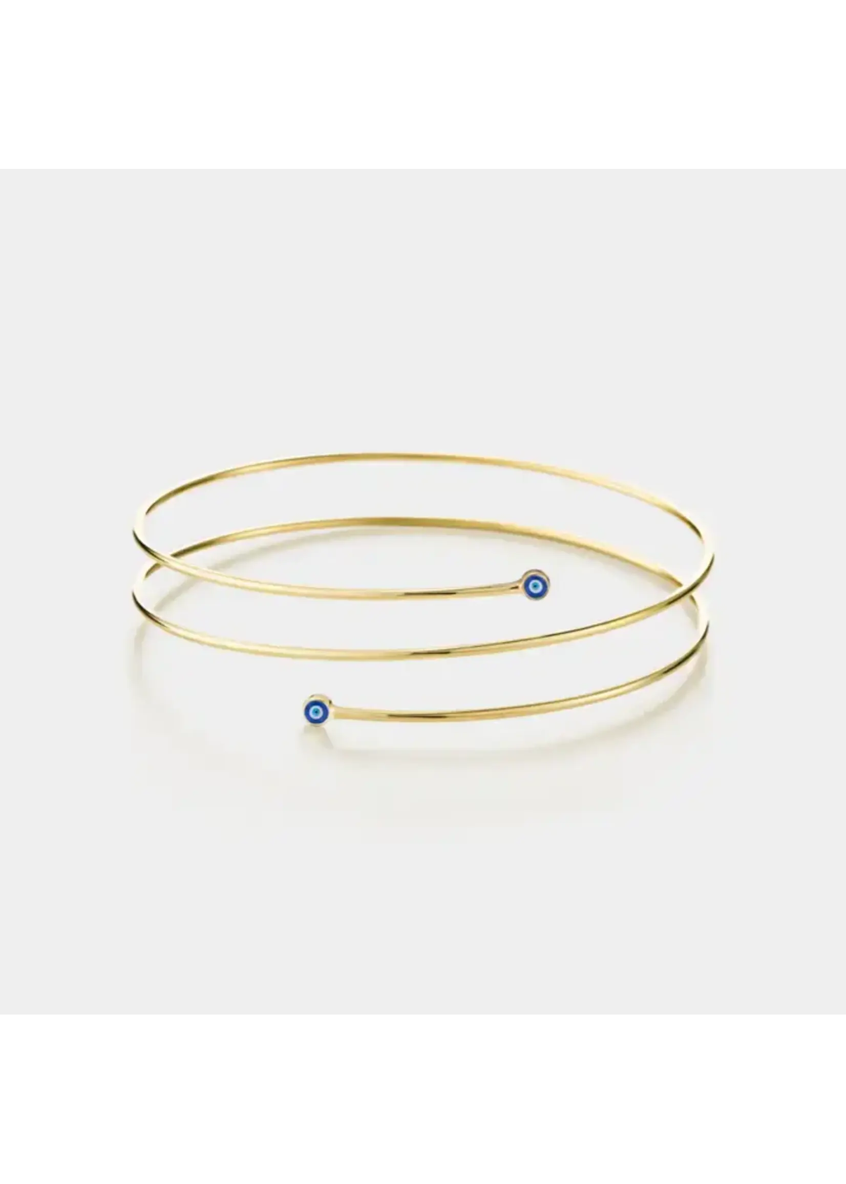 Perimade P Evil eye wire bracelet