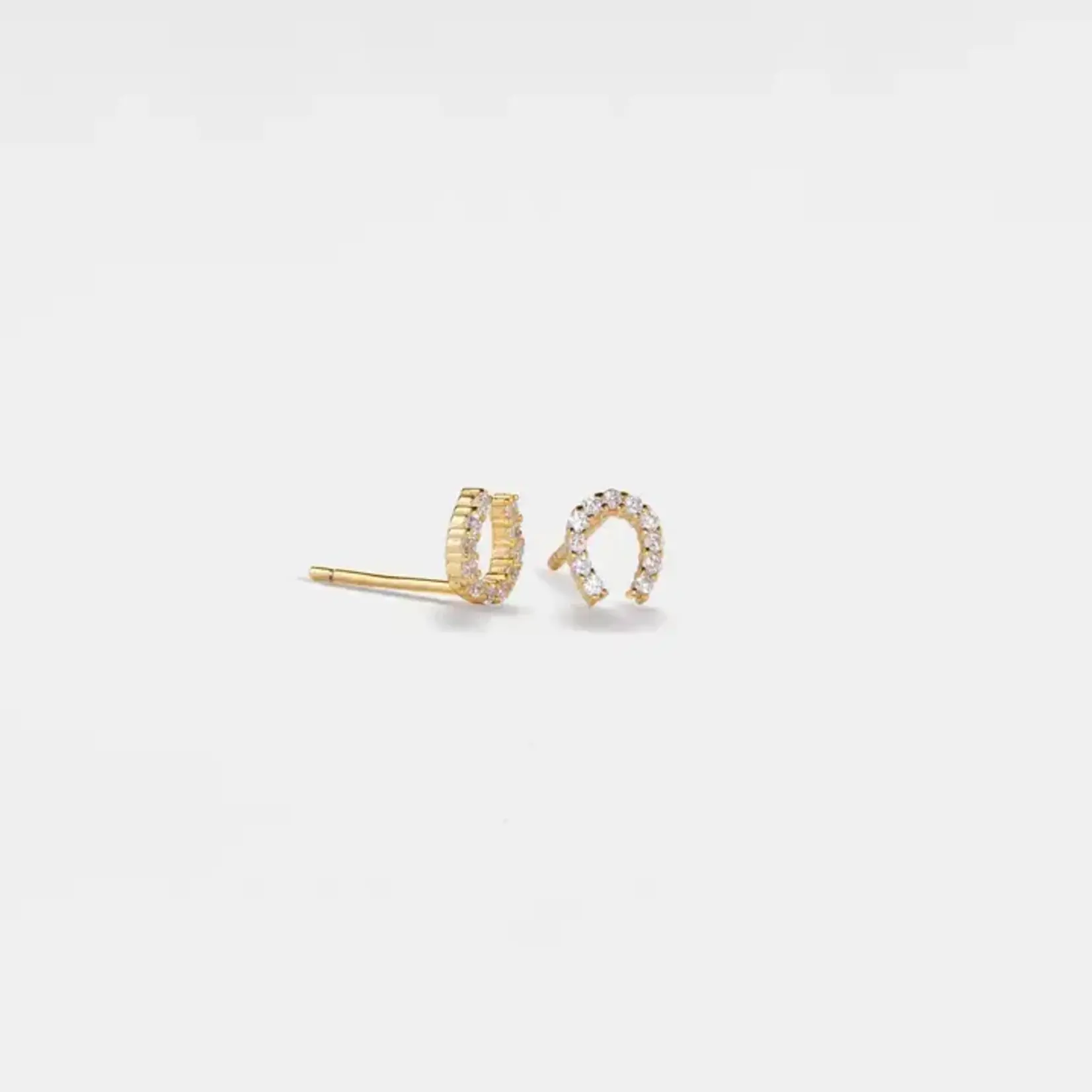 Perimade P Horseshoe Earring