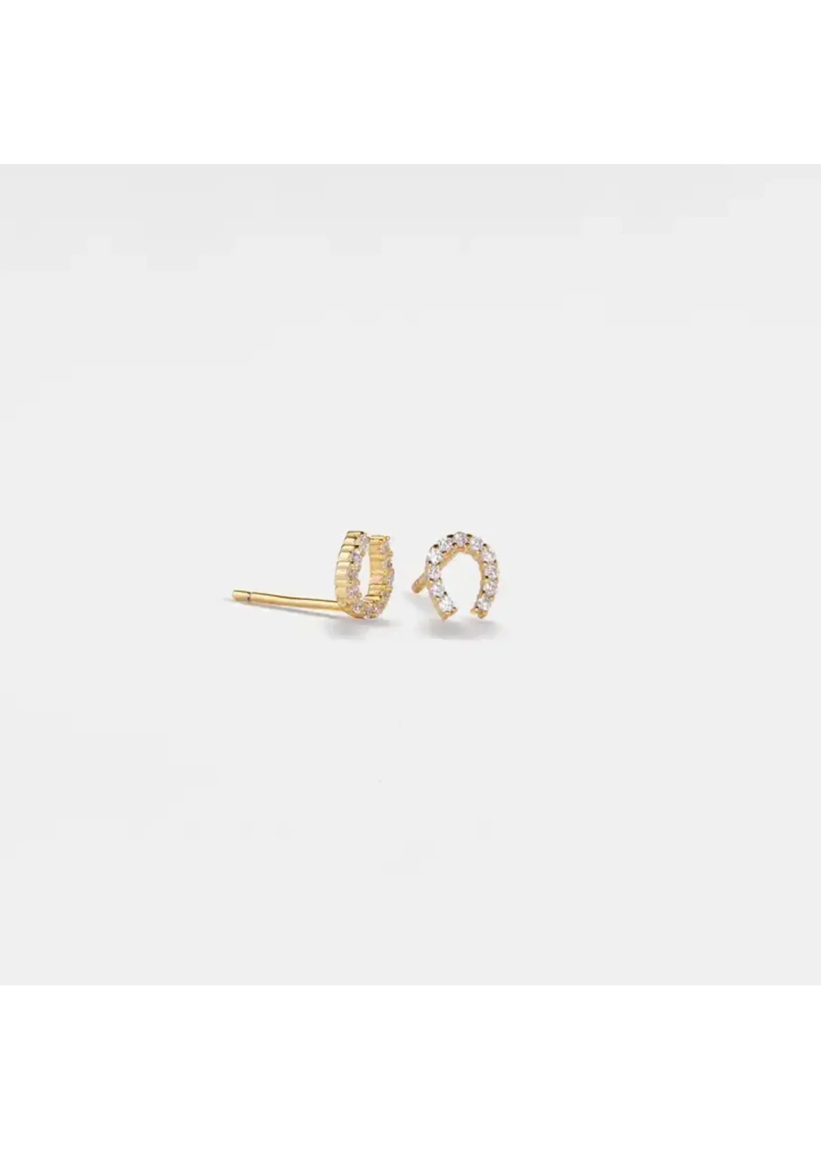 Perimade P Horseshoe Earring