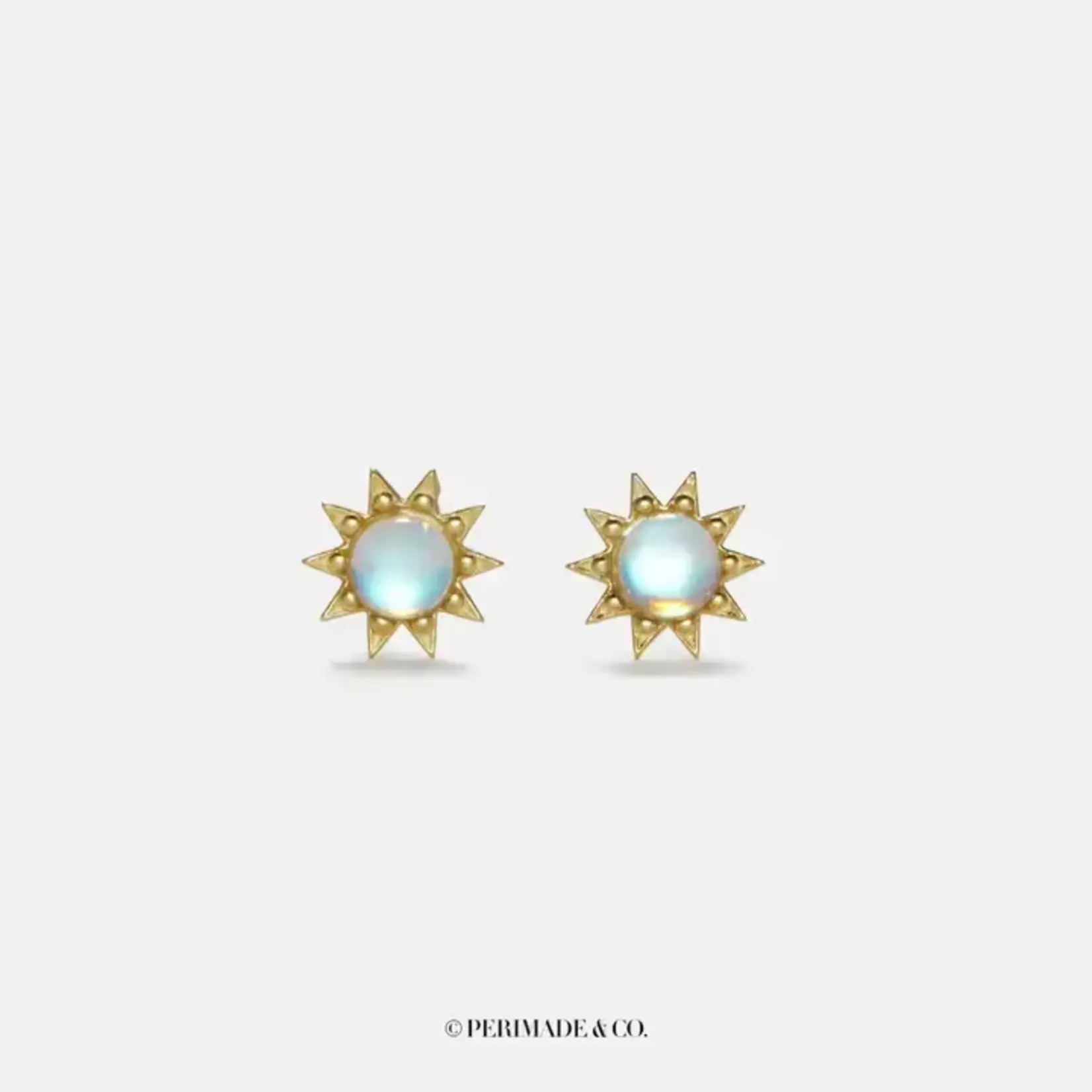 Perimade P Sun Moonstone Earring