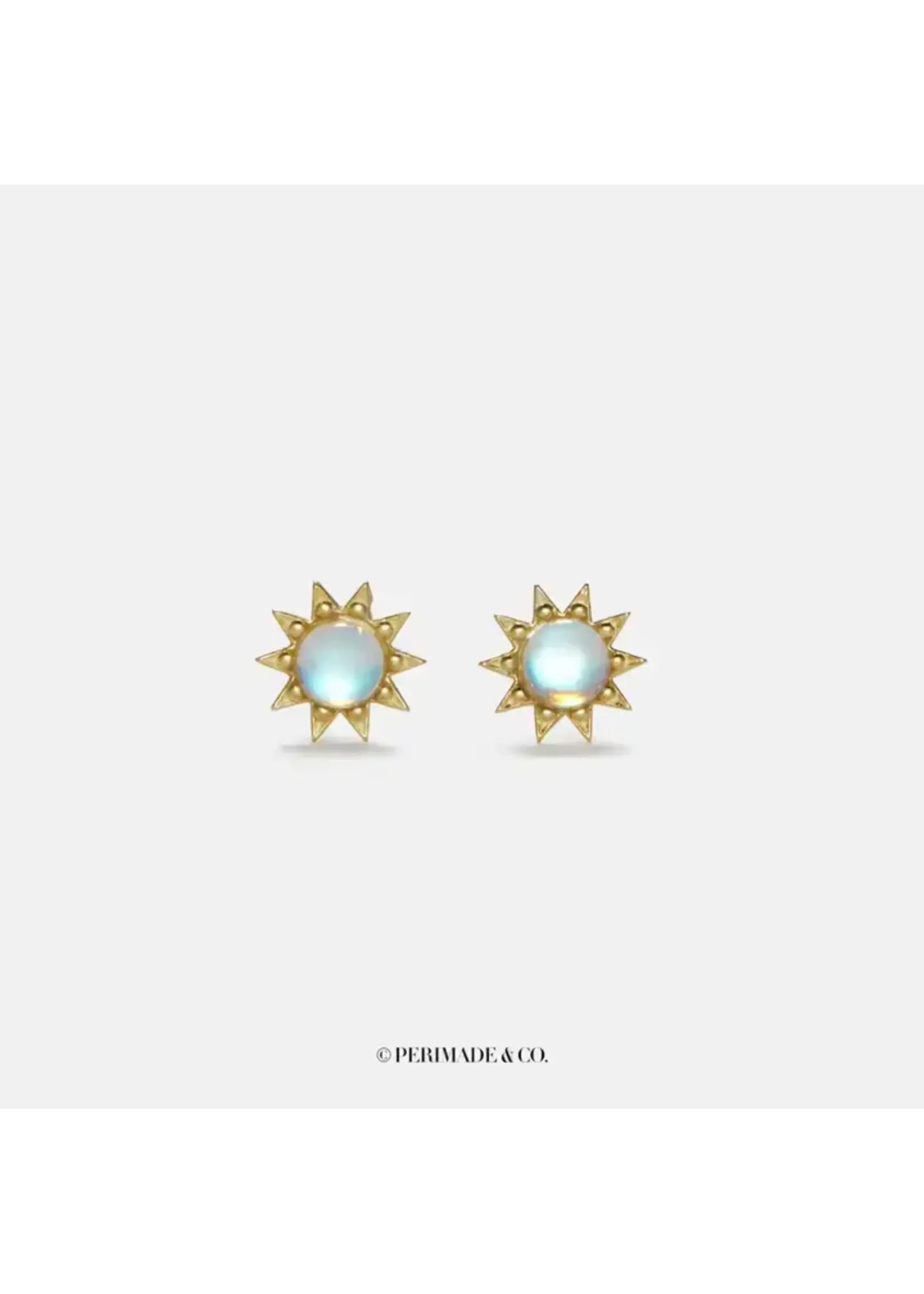 Perimade P Sun Moonstone Earring