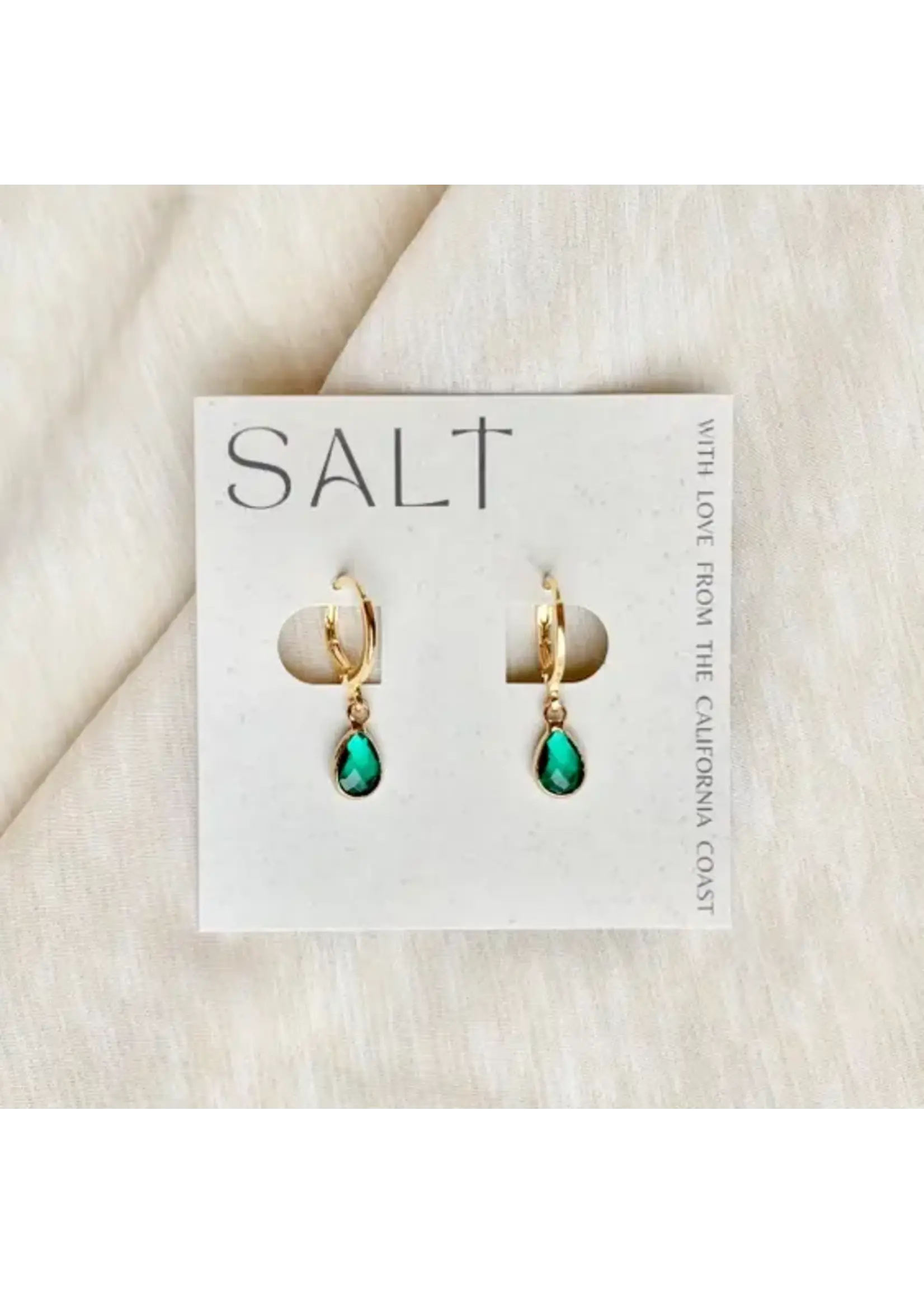 Salt Salt Gem Hoops