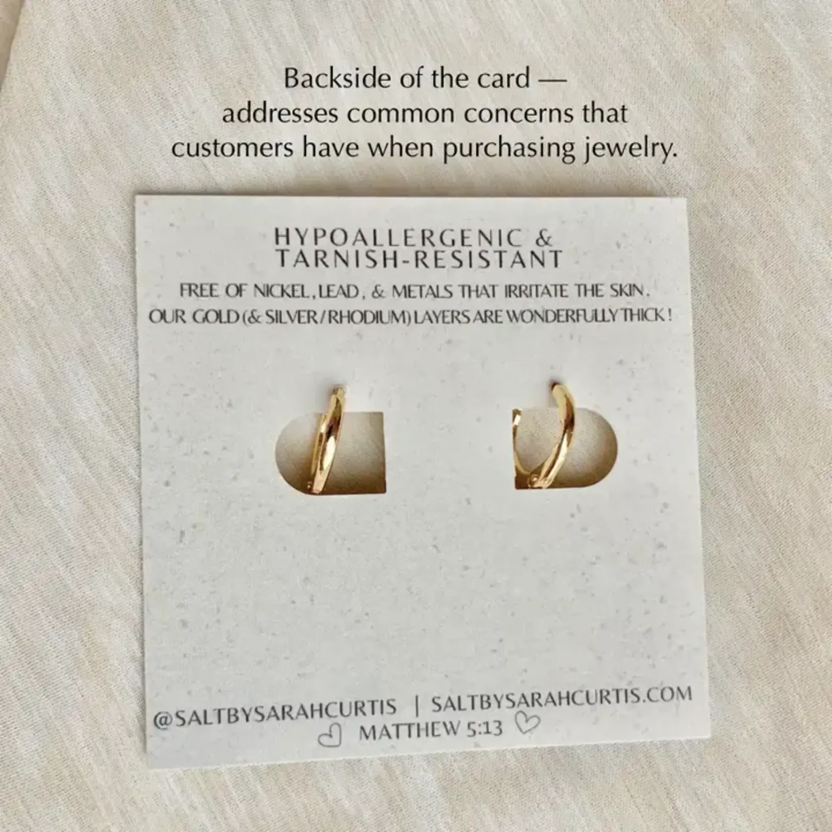 Salt Salt Star & Moon Earring