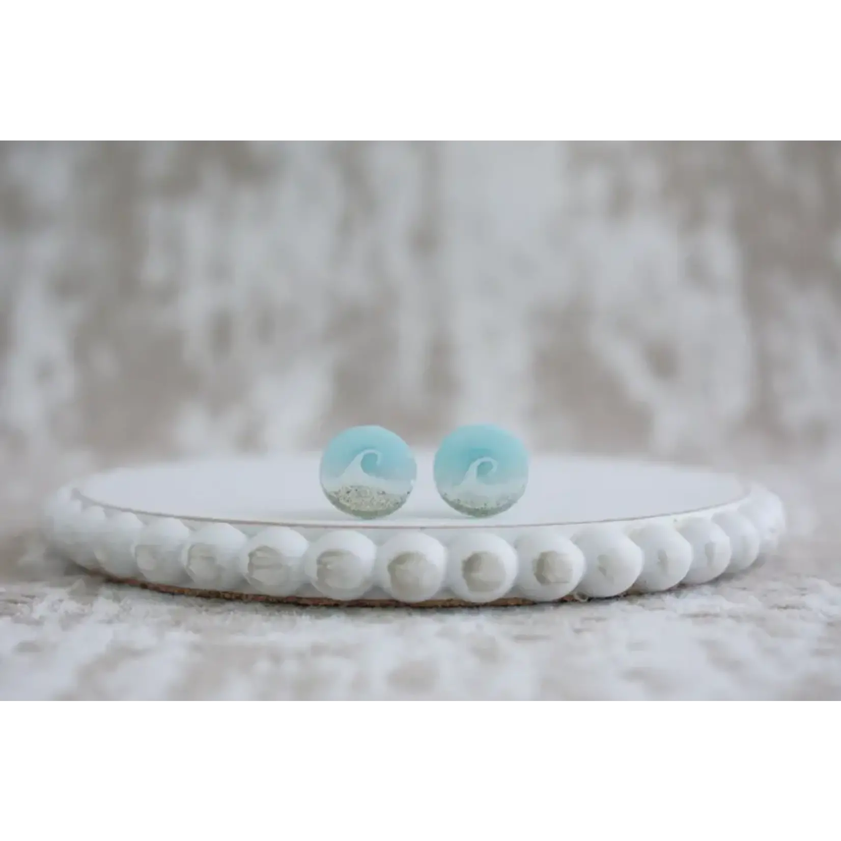Sandy Beach SB LBI Sand Post Earring