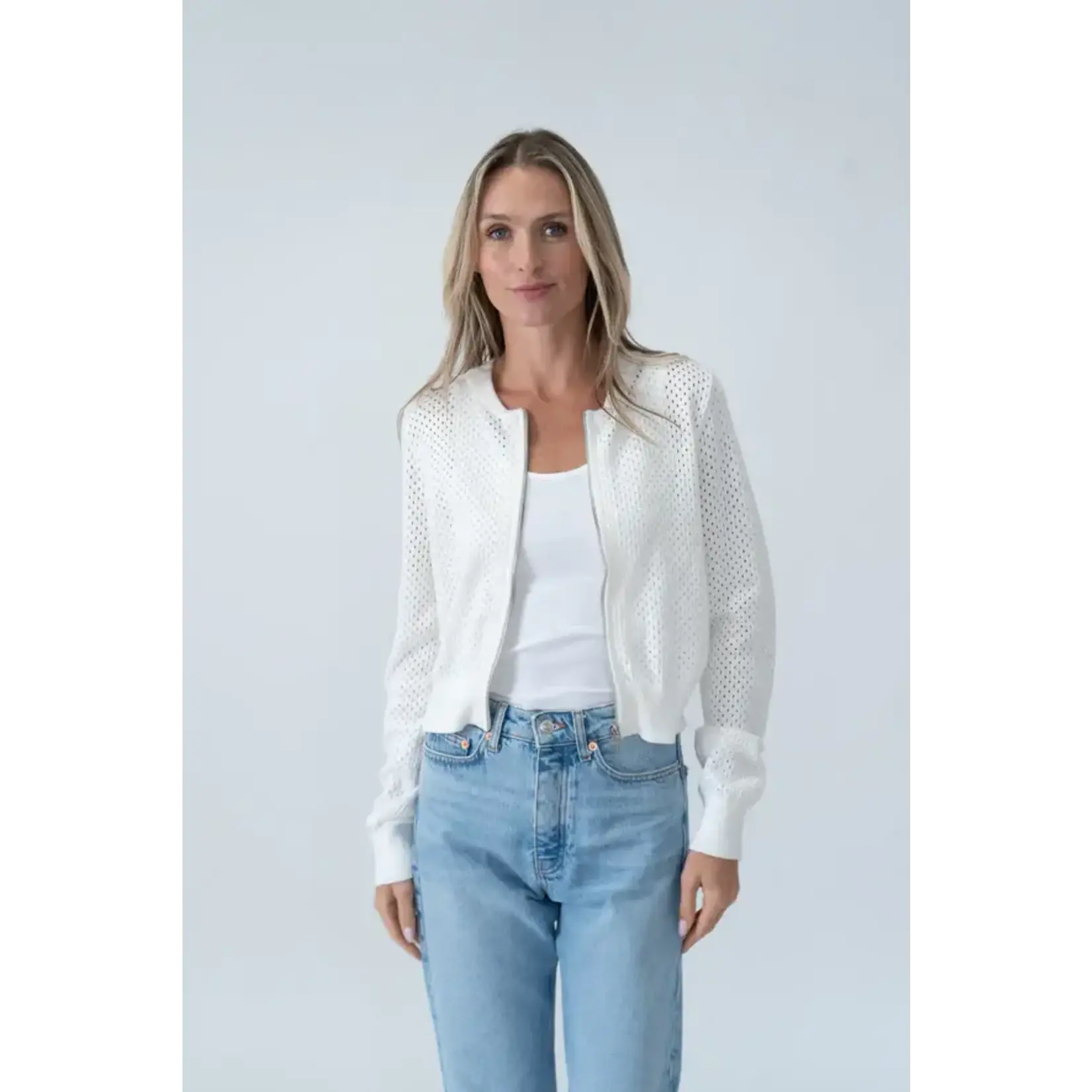Six Fifty SF Crochet Zip Up