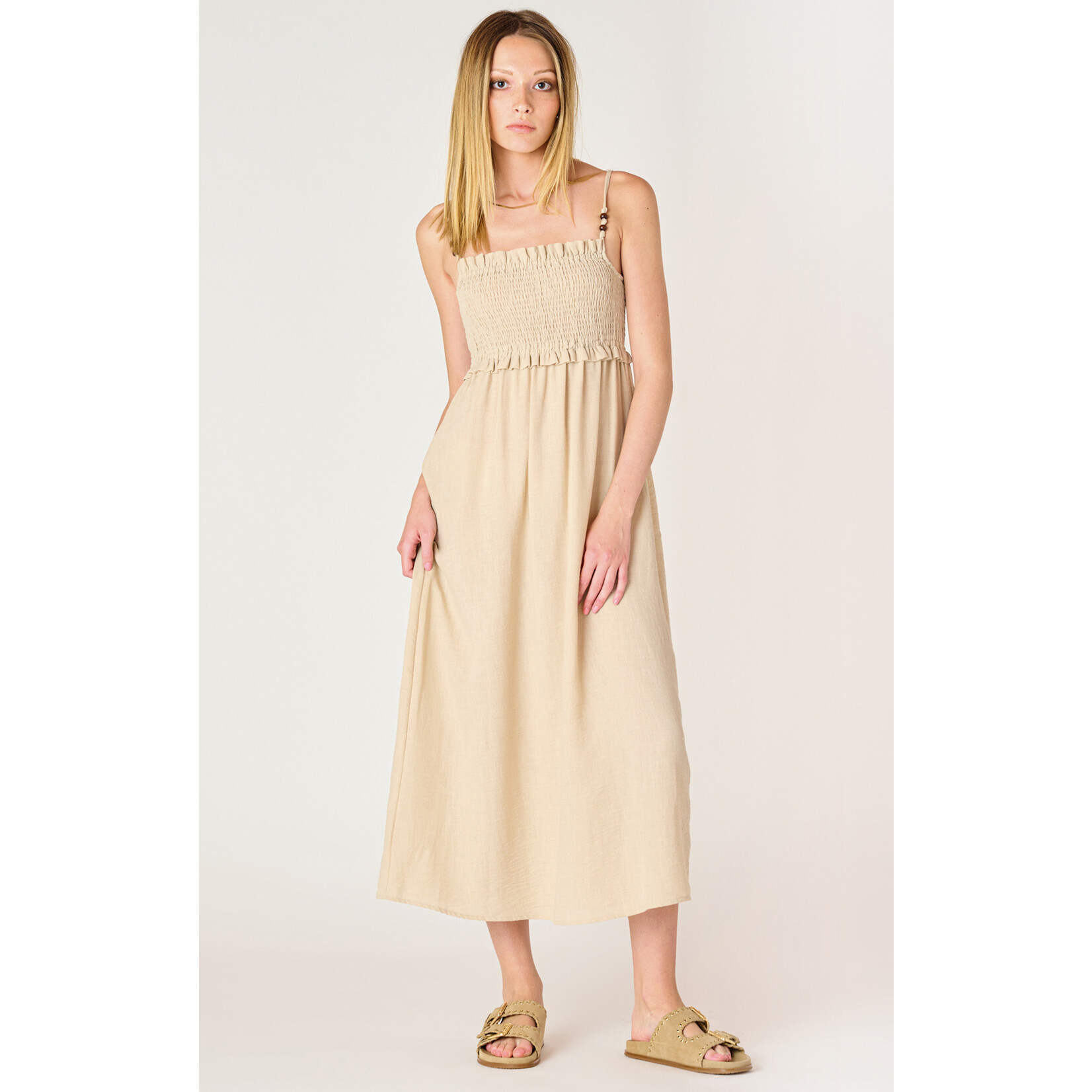 Dex  Bead Detail Midi Dress