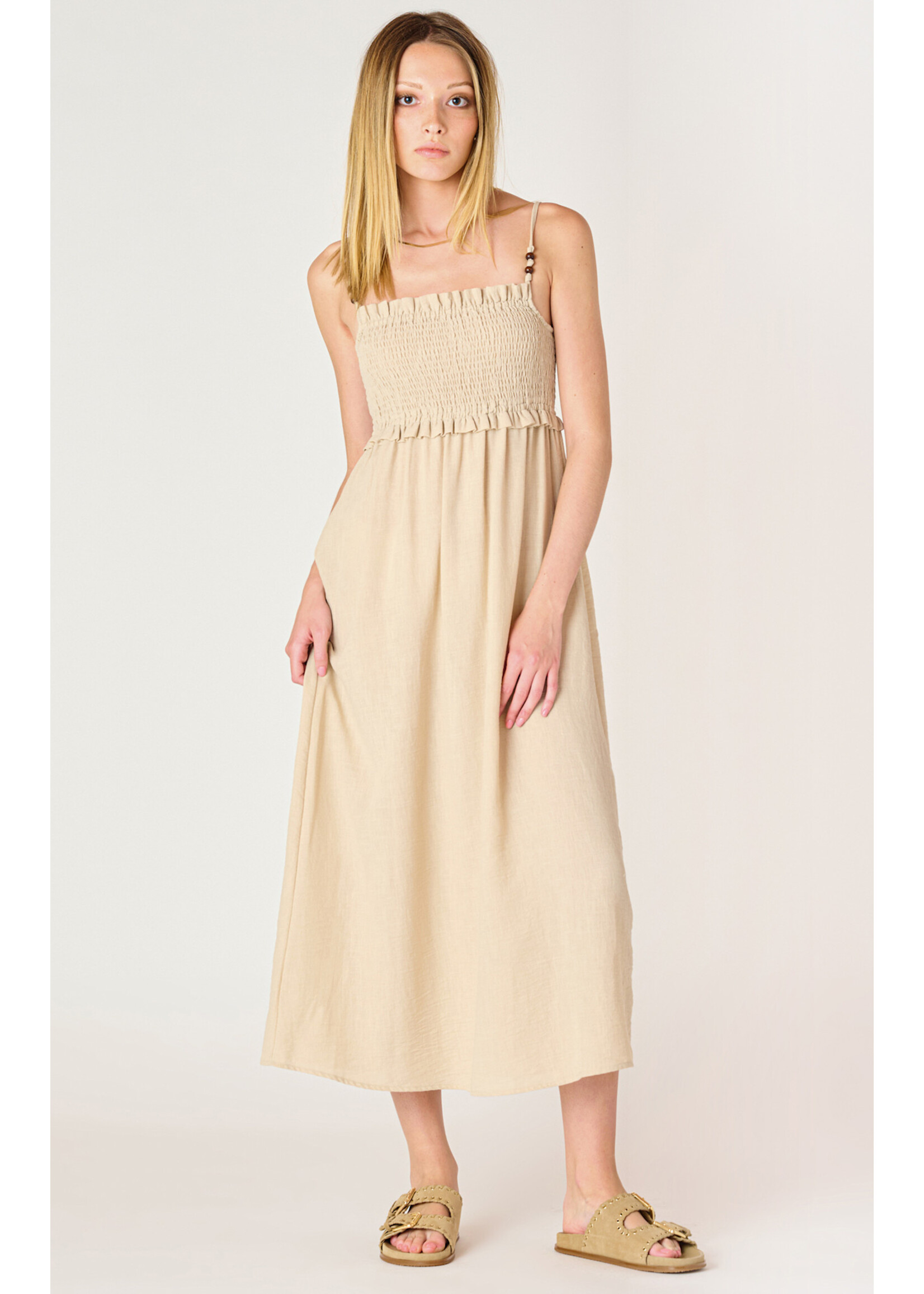 Dex Bead Detail Midi Dress