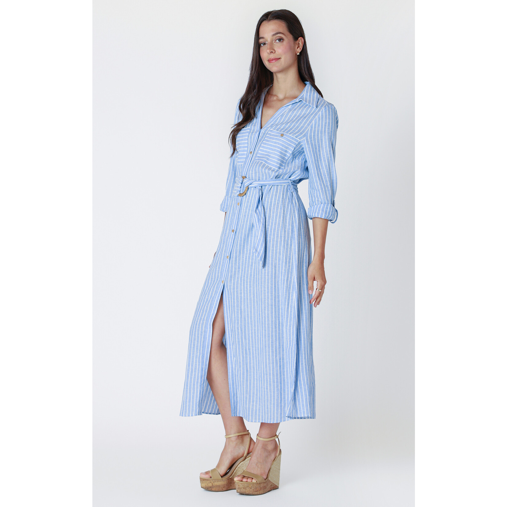 Dex Belted Shirtdress