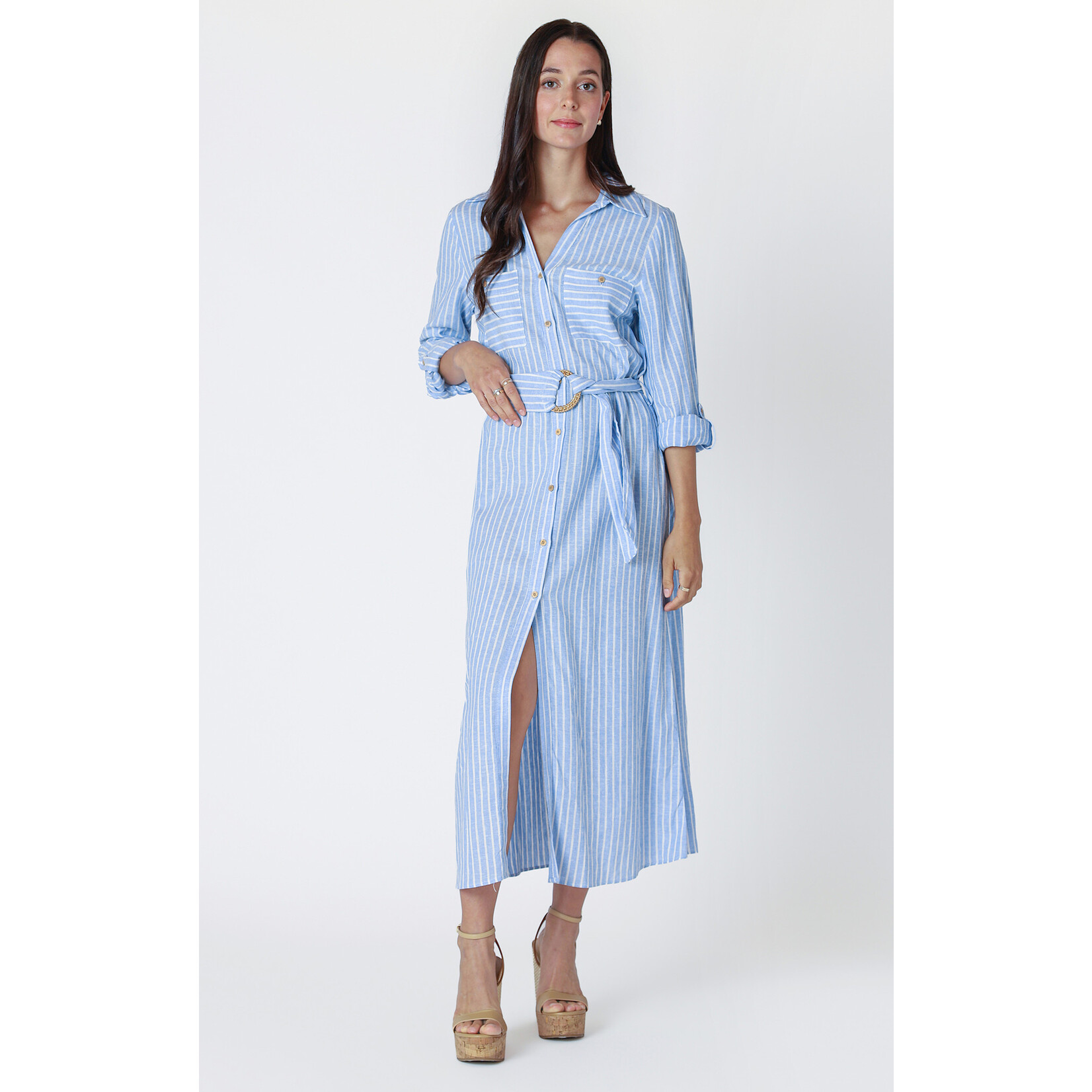 Dex Belted Shirtdress