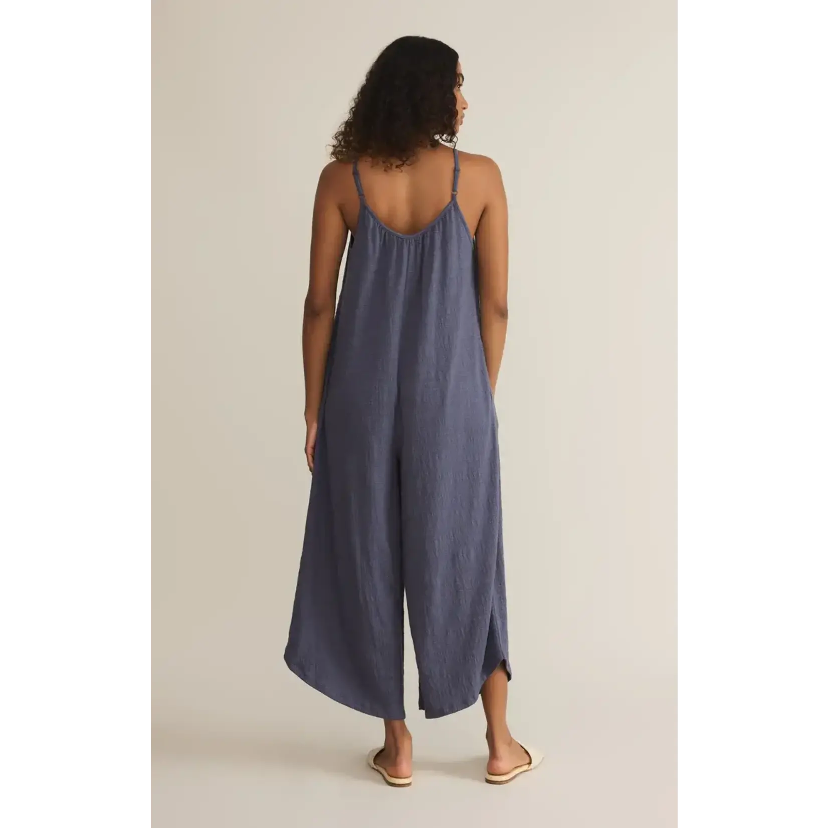 Z Supply Textured Flared Jumpsuit