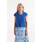 Compania Fantastica Collared Knit Top