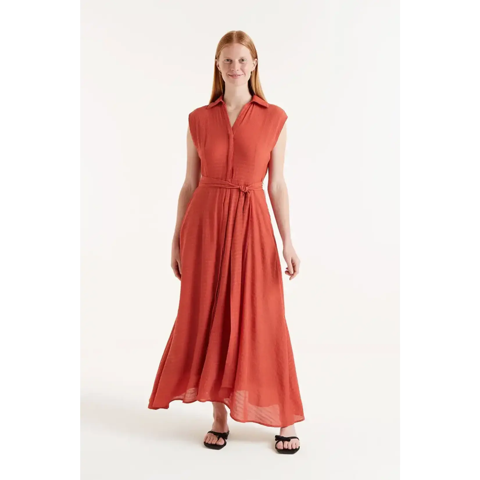 Compania Fantastica CF Collared Woven Maxi