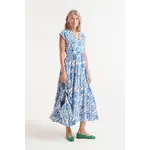 Compania Fantastica Blue Printed Maxi