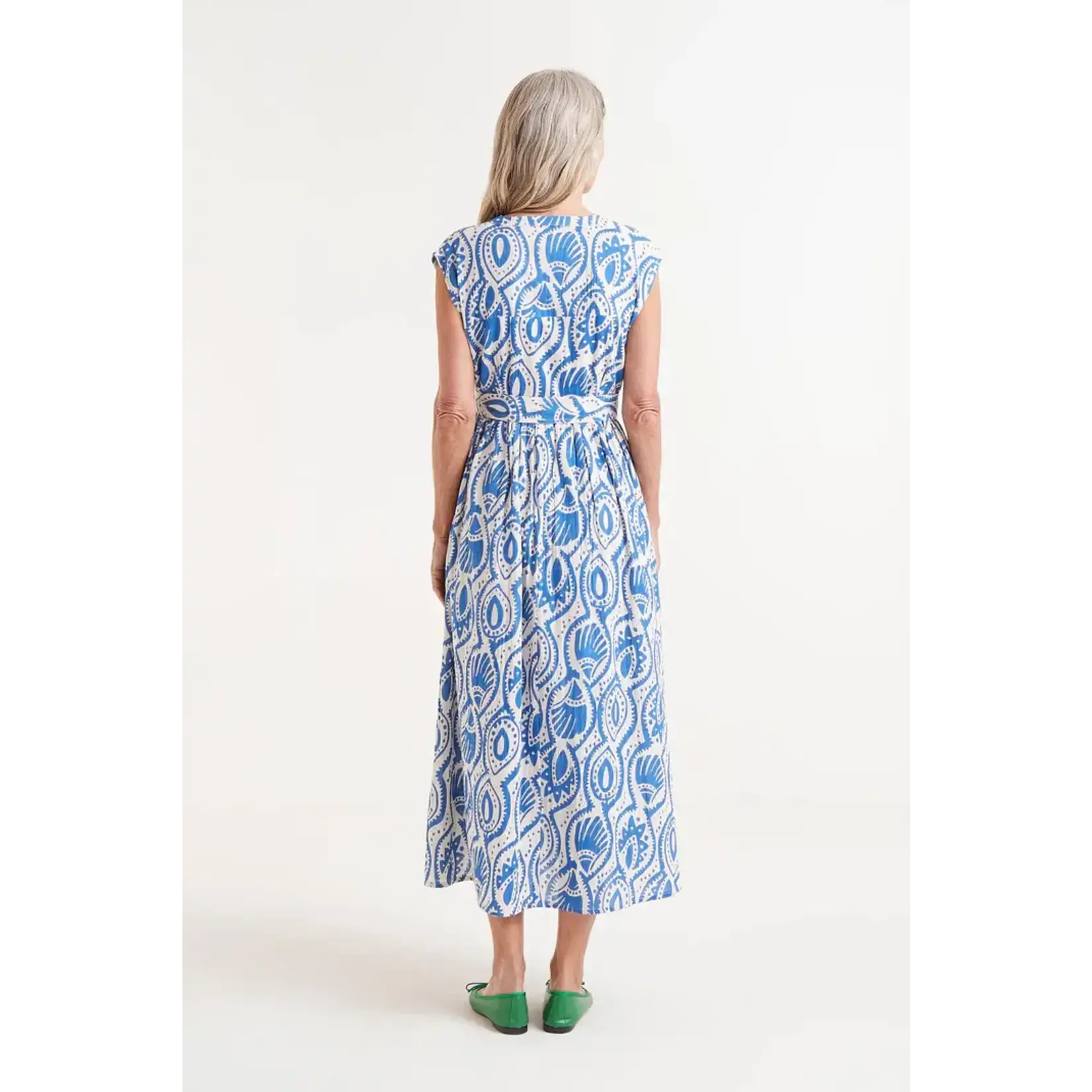 Compania Fantastica CF Blue Printed Maxi