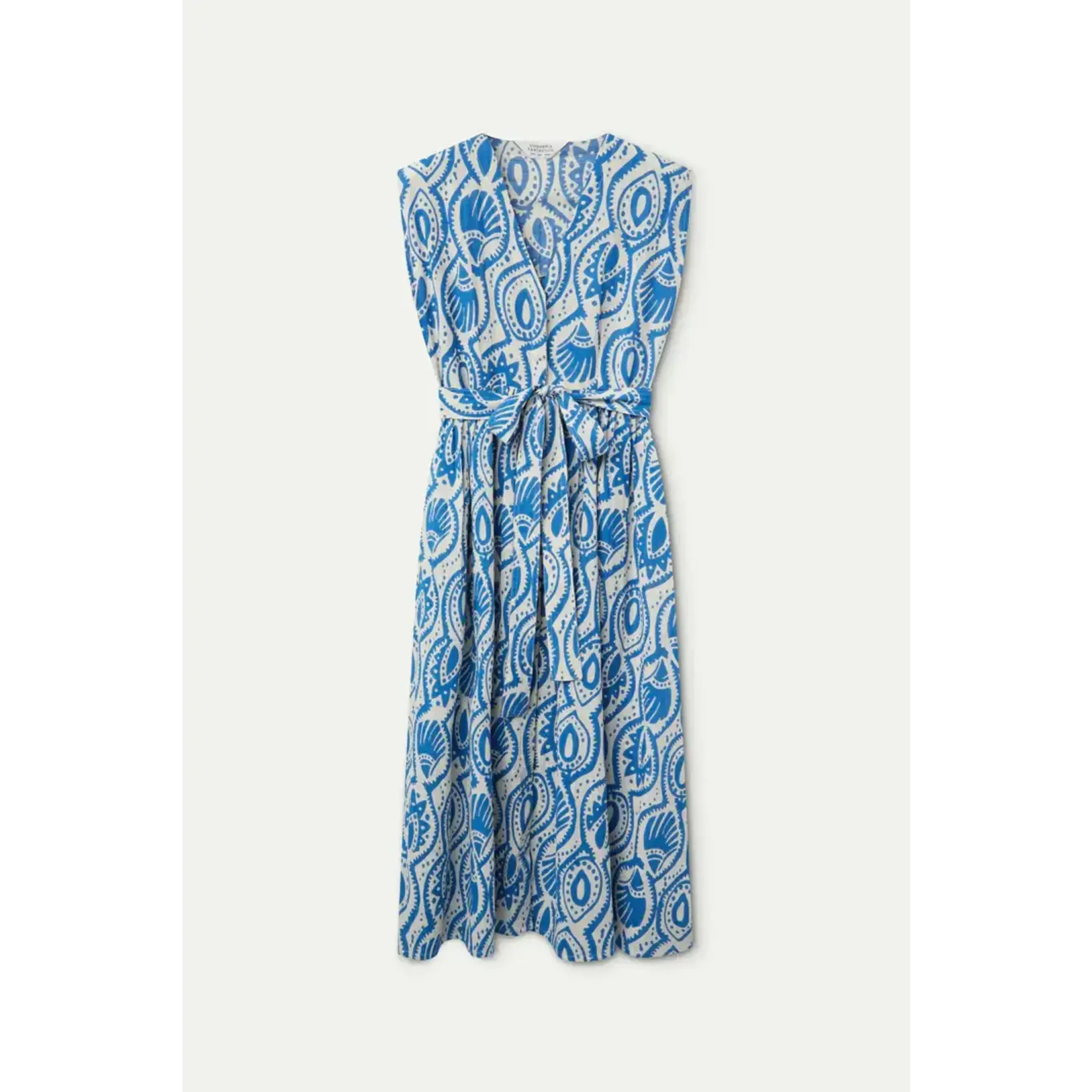 Compania Fantastica CF Blue Printed Maxi