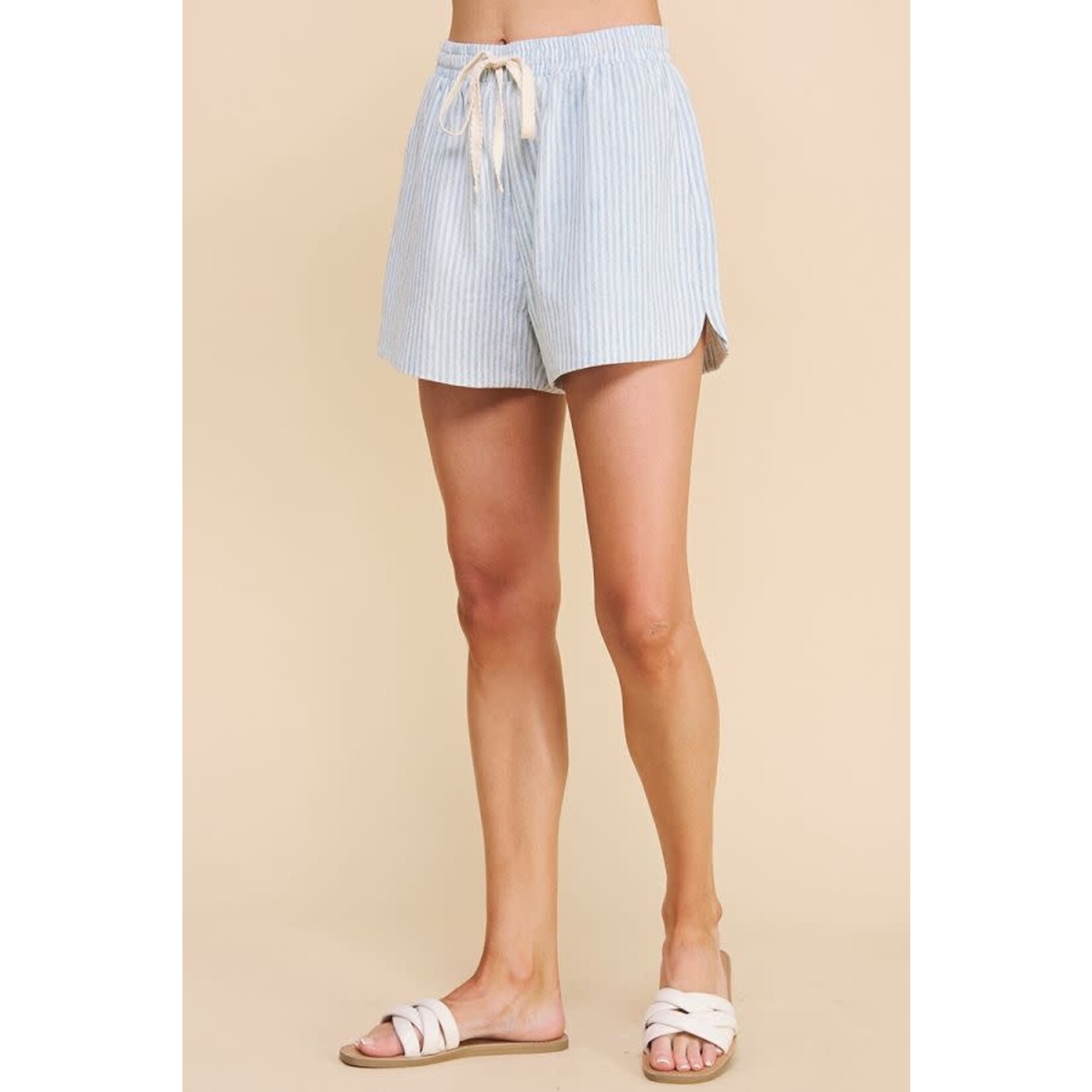 Allie Rose AR Blue Striped Short