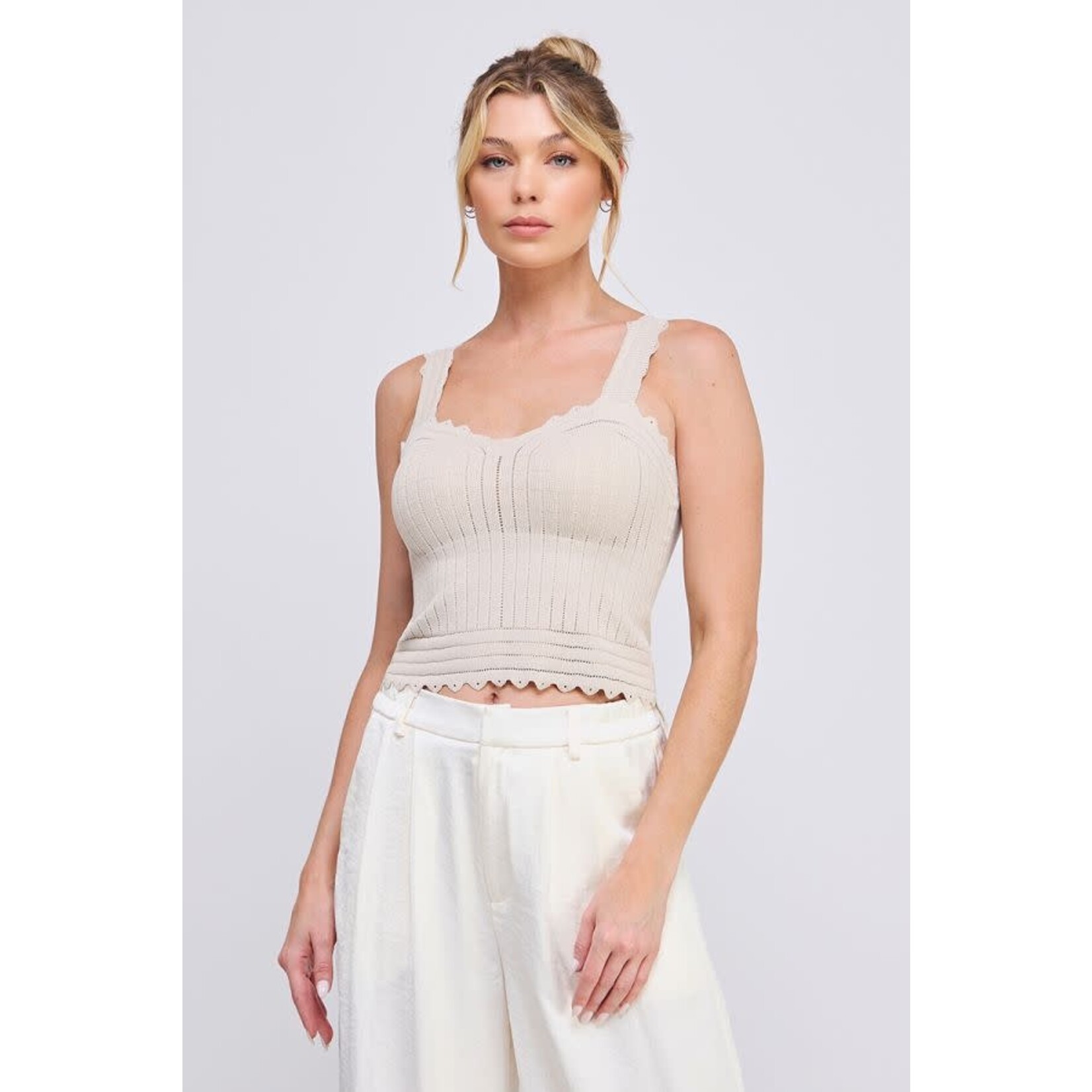 Allie Rose AR Knit Brallete Tank