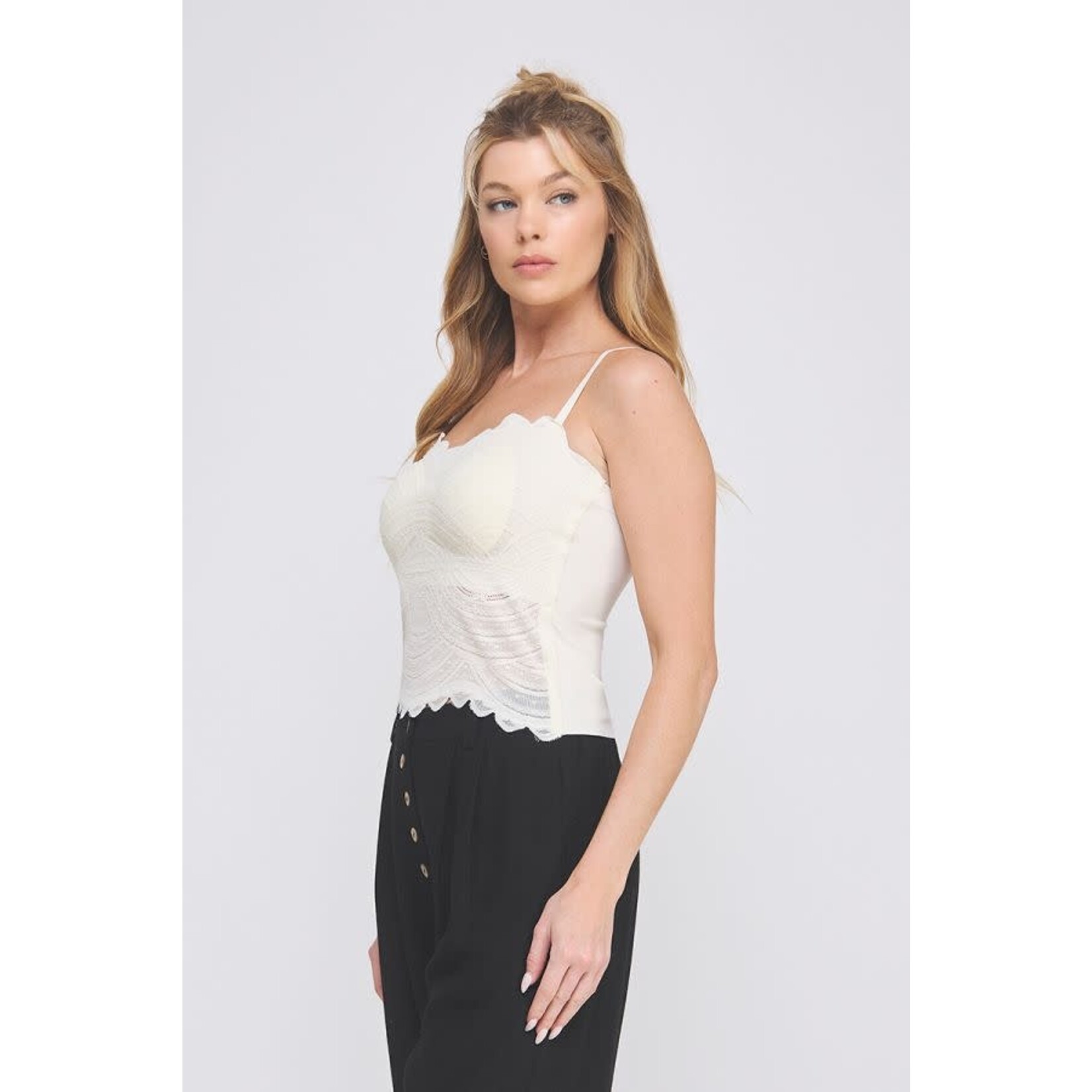 Allie Rose AR Lace Bralette Tank