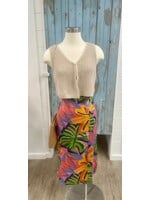 Compania Fantastica Floral Midi Skirt