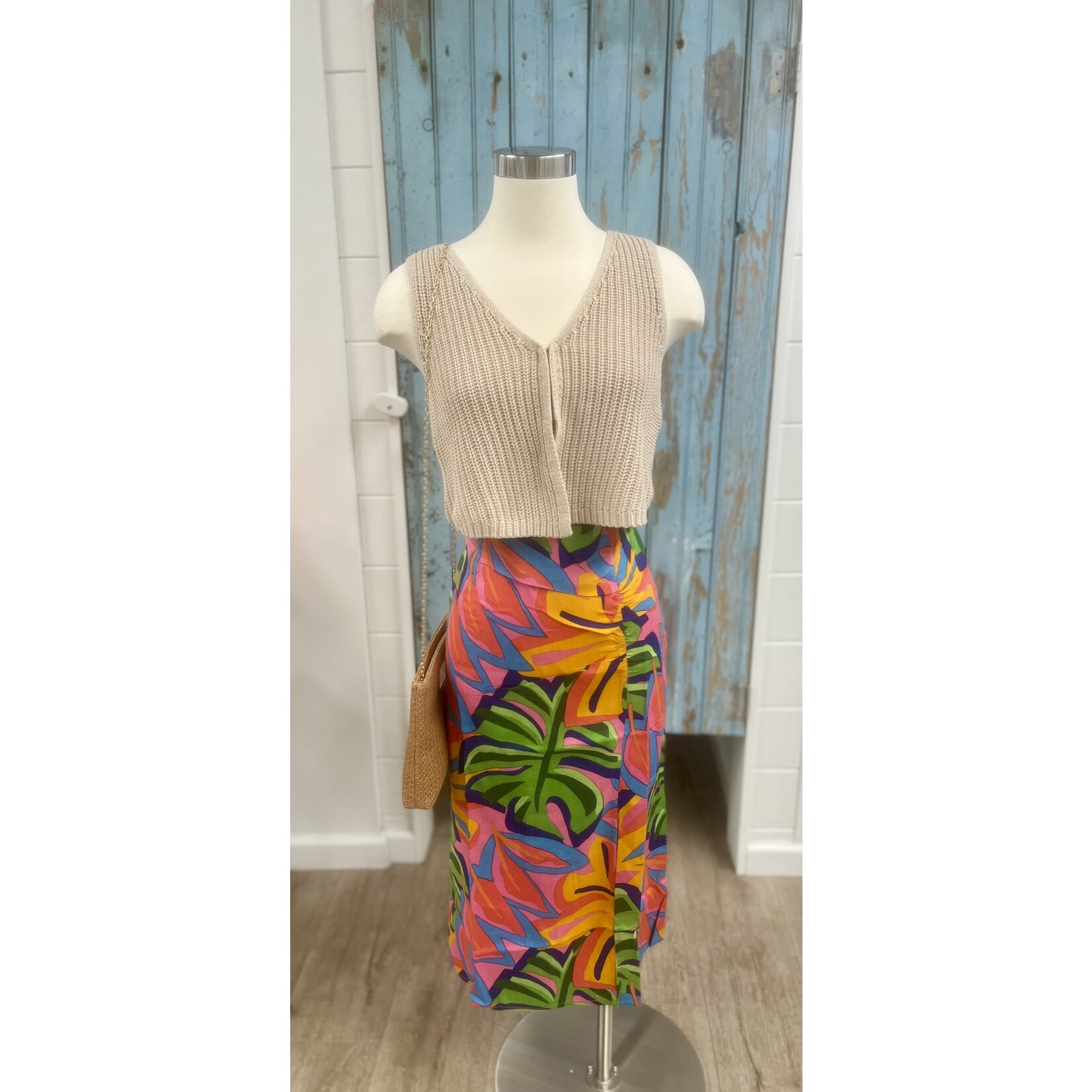 Compania Fantastica CF Floral Midi Skirt