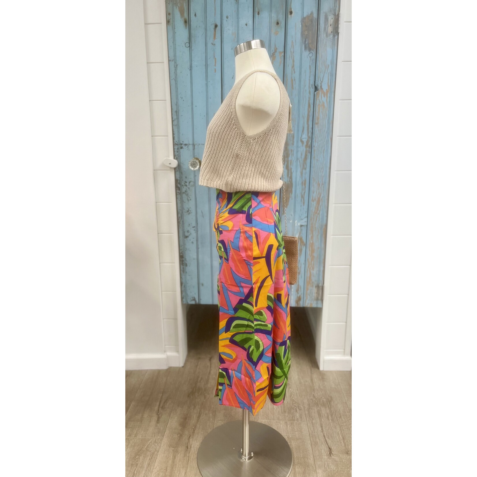 Compania Fantastica CF Floral Midi Skirt