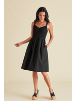 Steve Madden Fleur Black Dress