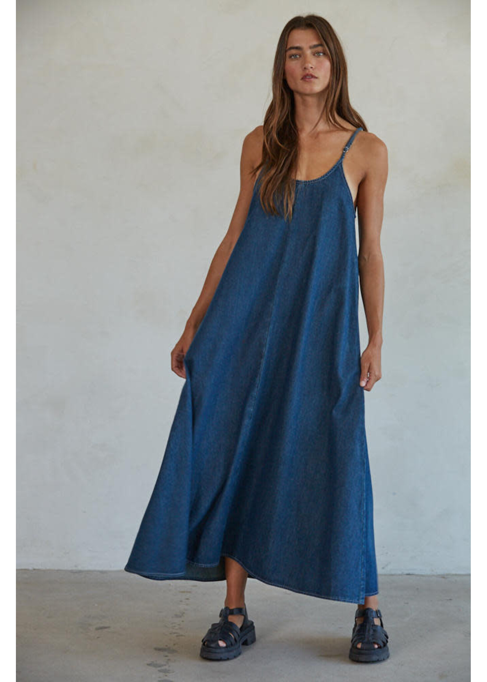 By together BT Gracie Denim Maxi Dress