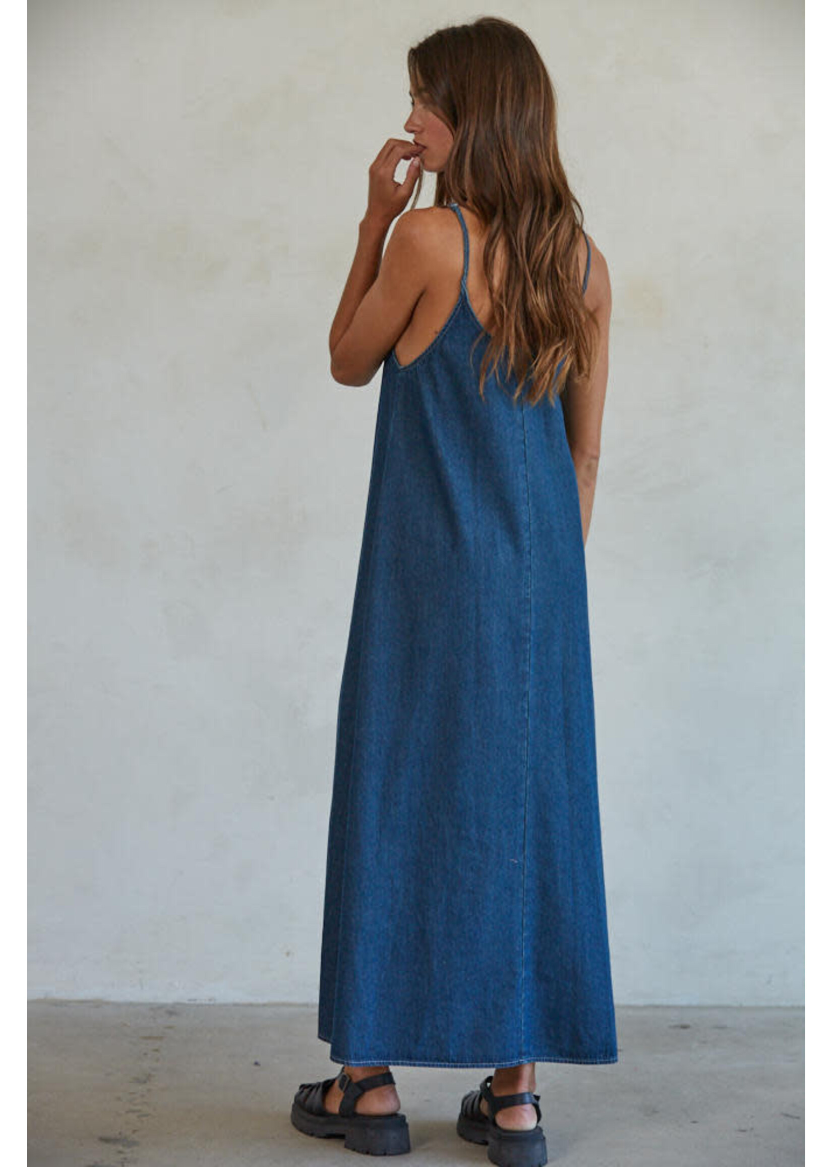 By together BT Gracie Denim Maxi Dress