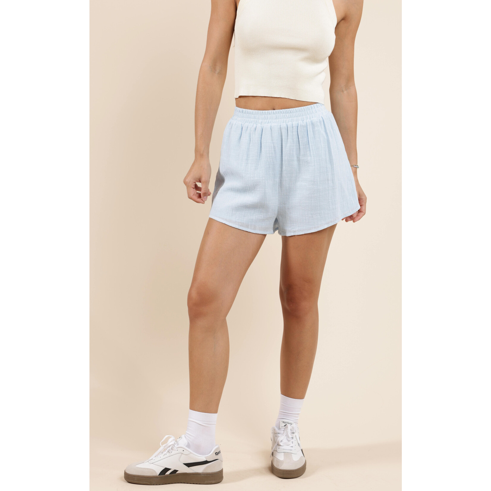 Sadie Sage SS Elastic Waist Shorts