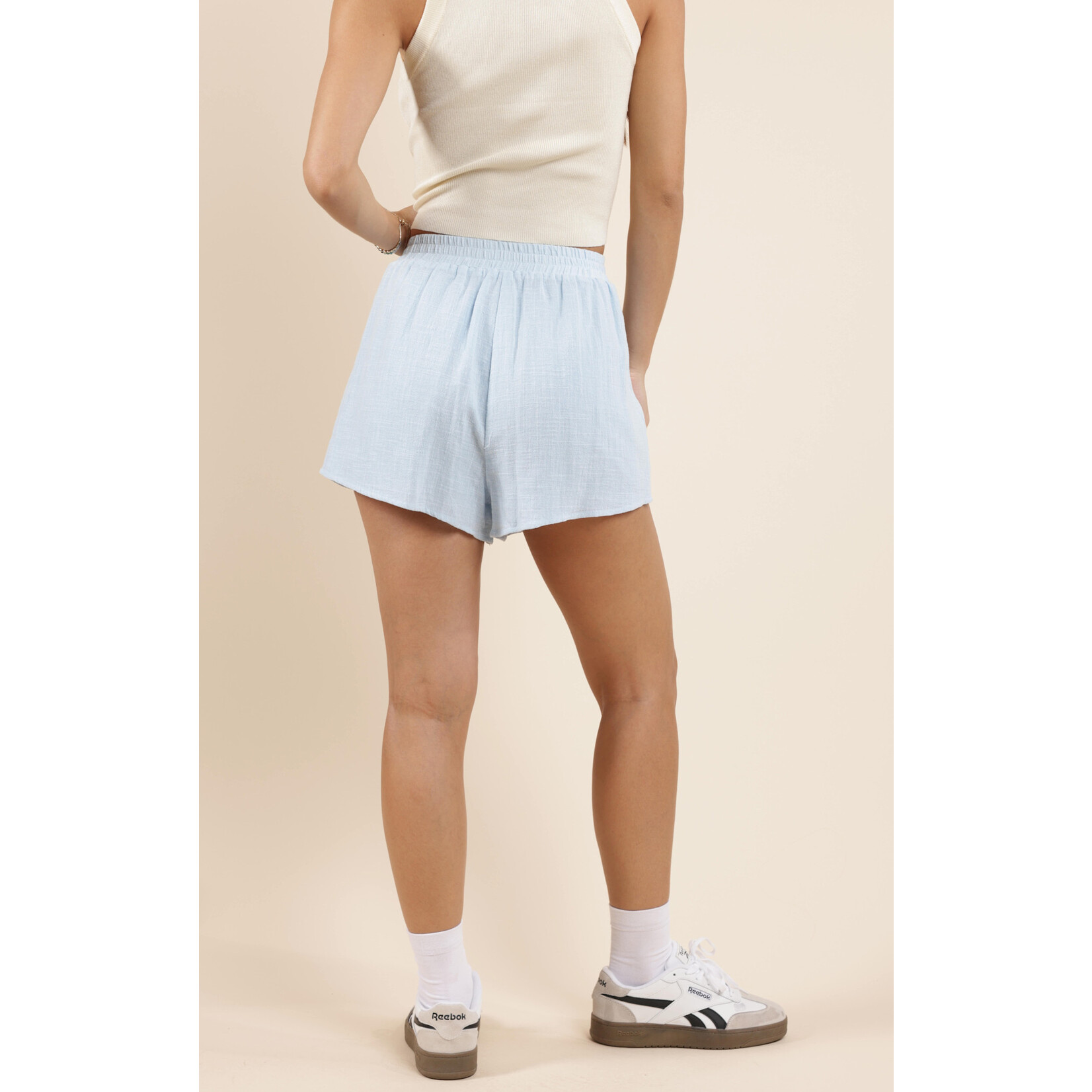Sadie Sage SS Elastic Waist Shorts