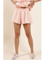 Sadie Sage Striped Flare Shorts
