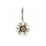Baked Beads Layered Flower Earring