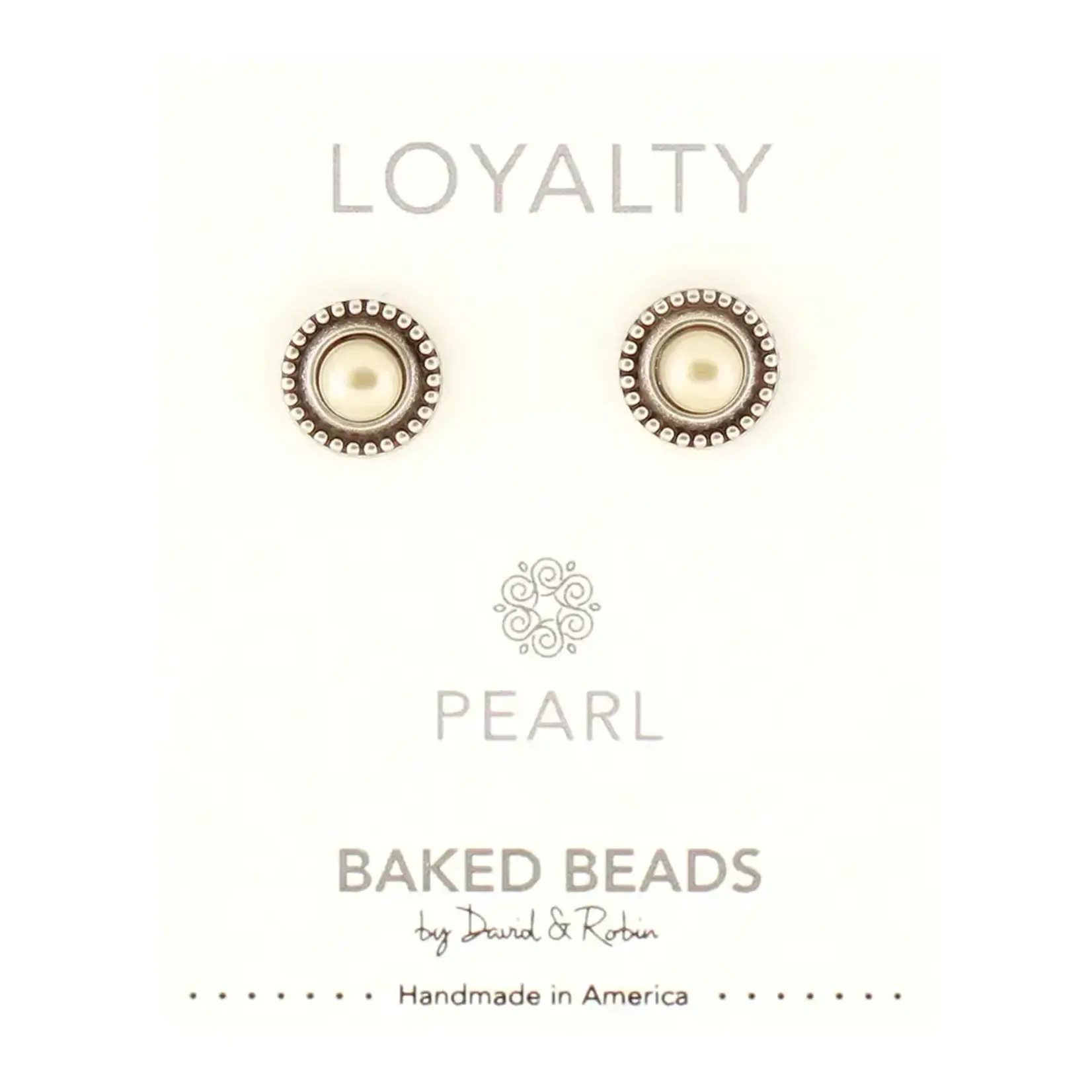 Baked Beads BB Powerstone Post Earring