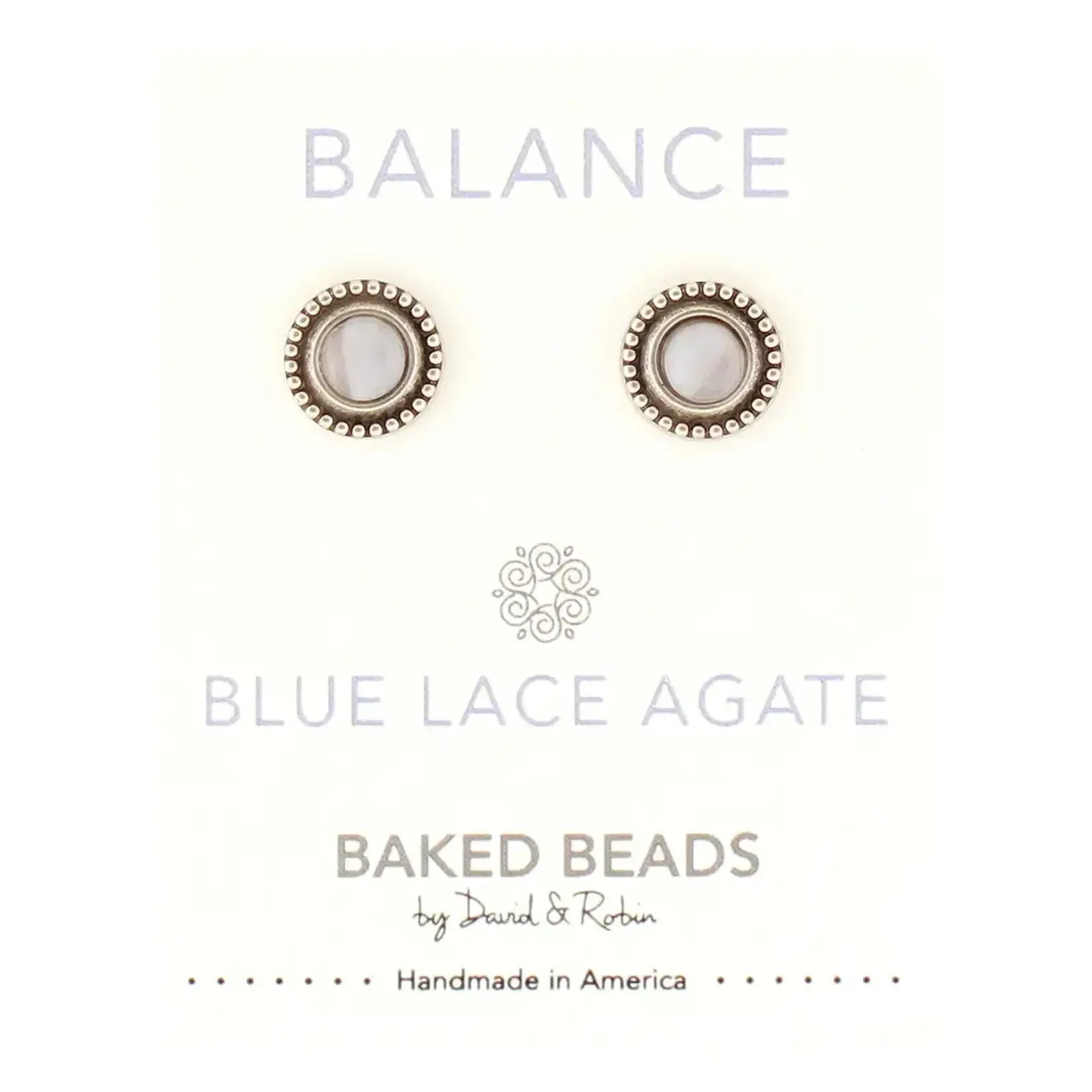 Baked Beads BB Powerstone Post Earring