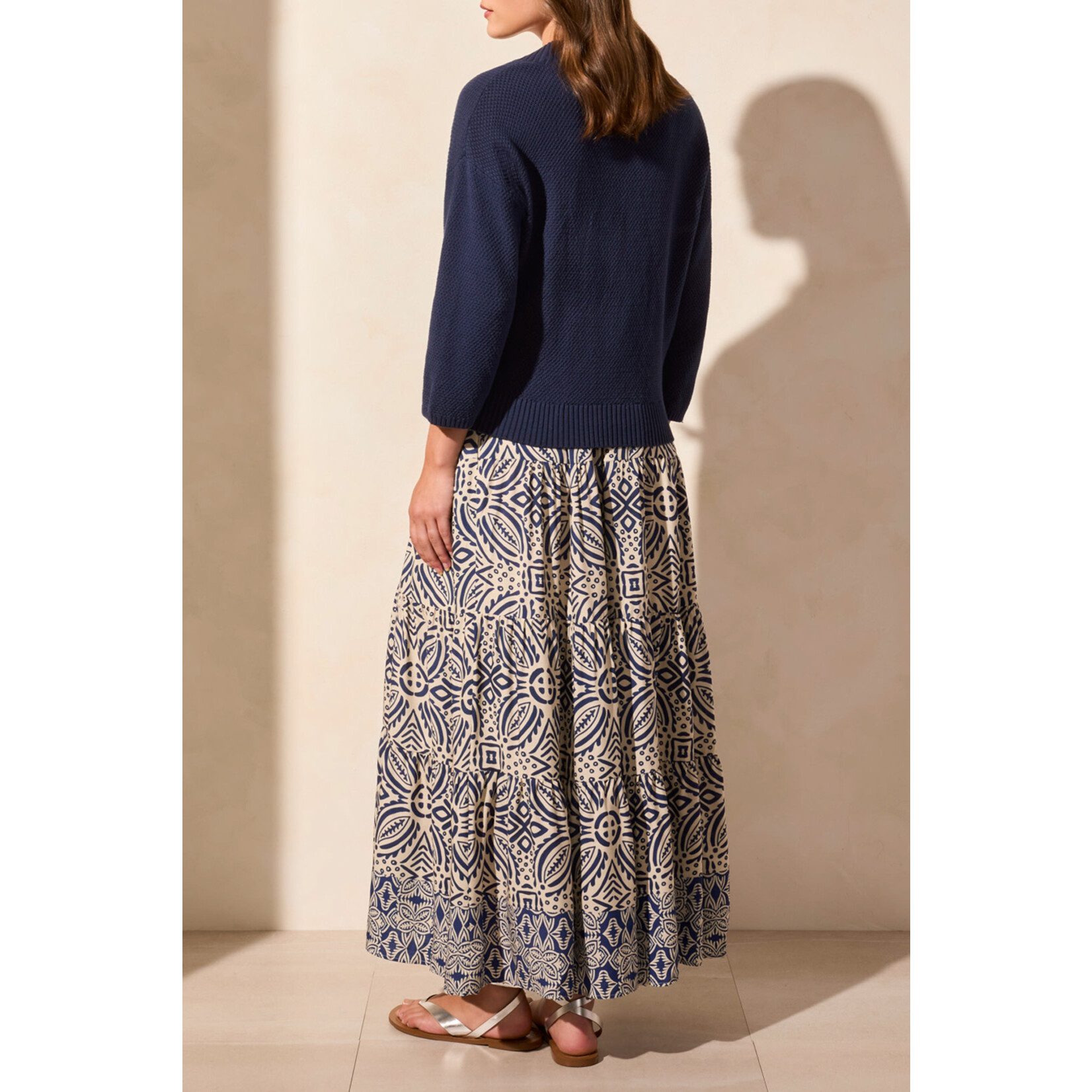 Tribal T Jet Blue Cardigan