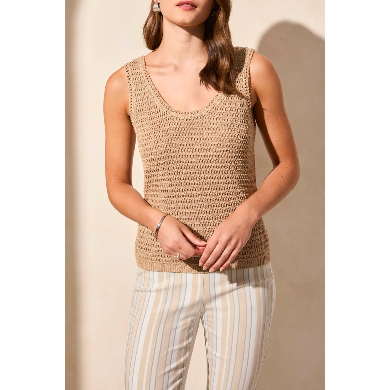 Tribal T Crochet Tank