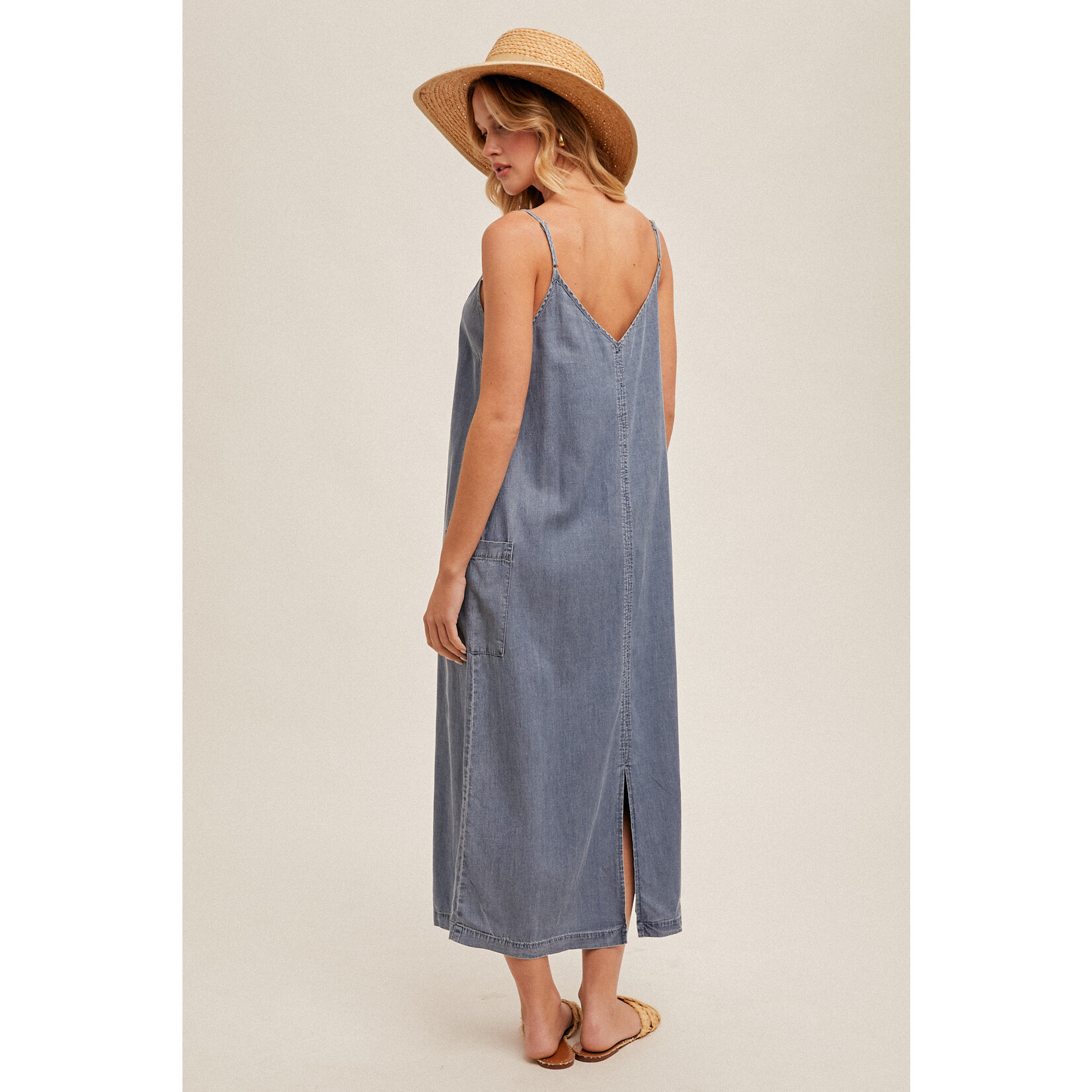 Hem & Thread HT Tencel Overall Midi Dress