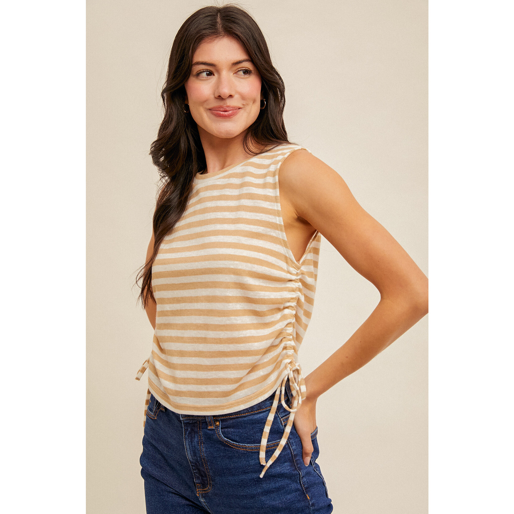 Hem & Thread HT Muscle Stripe Tank