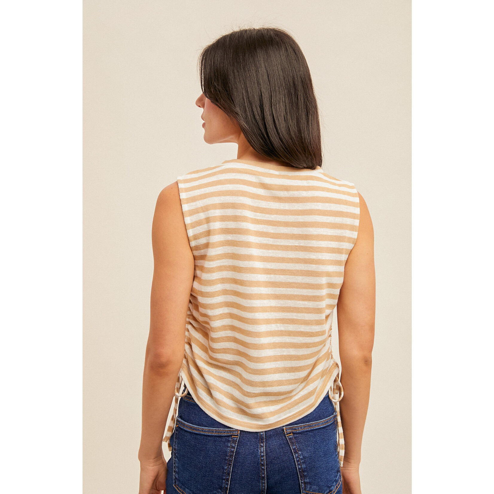 Hem & Thread HT Muscle Stripe Tank