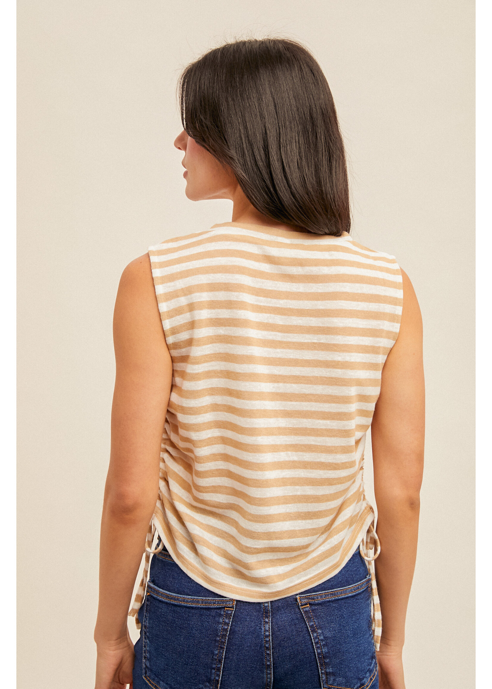 Hem & Thread HT Muscle Stripe Tank