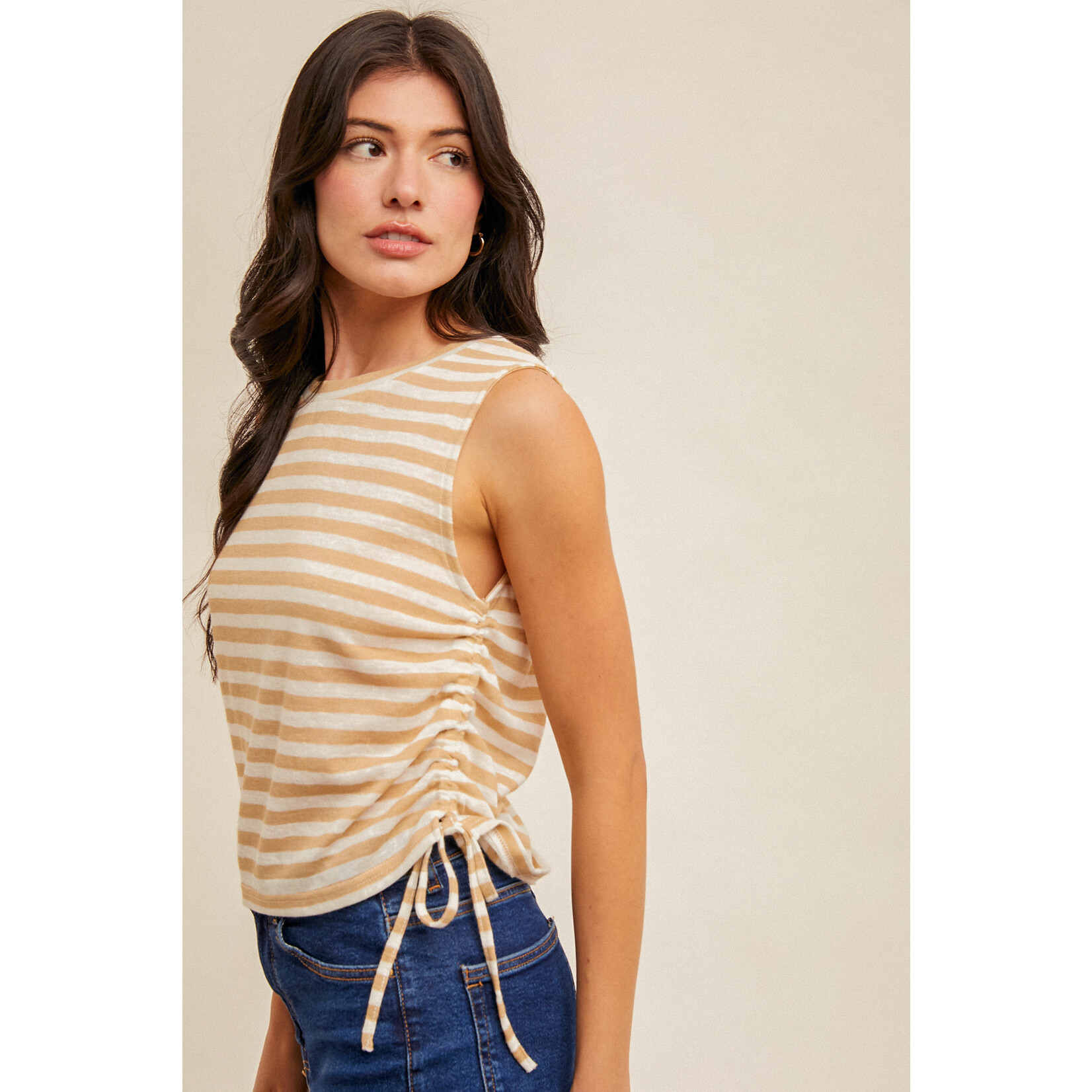 Hem & Thread HT Muscle Stripe Tank