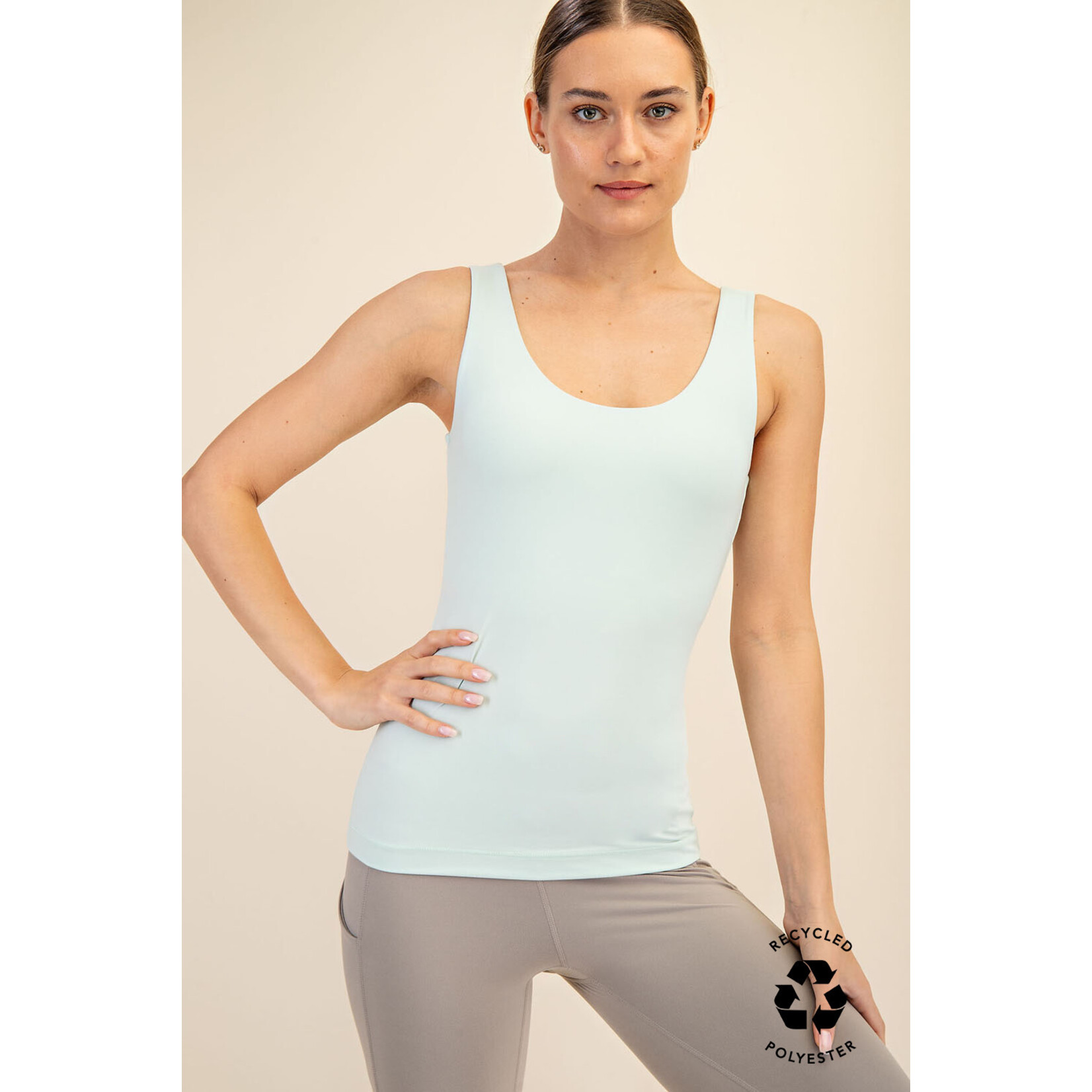 Rae Mode RM Yoga Scoop neck Tank