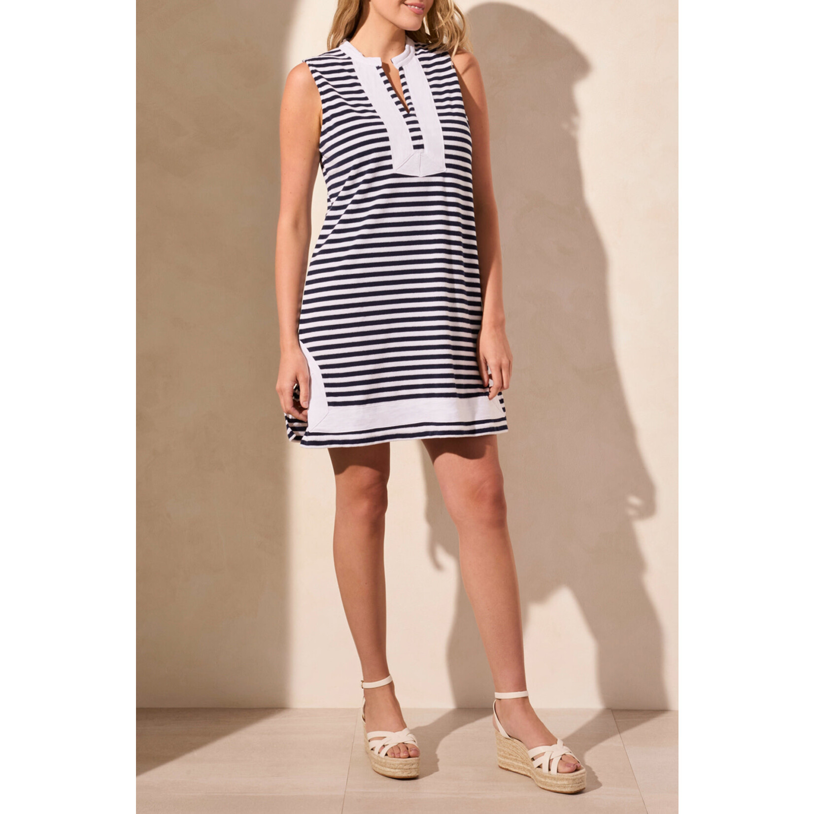 Tribal T Jet Blue Stripe Dress