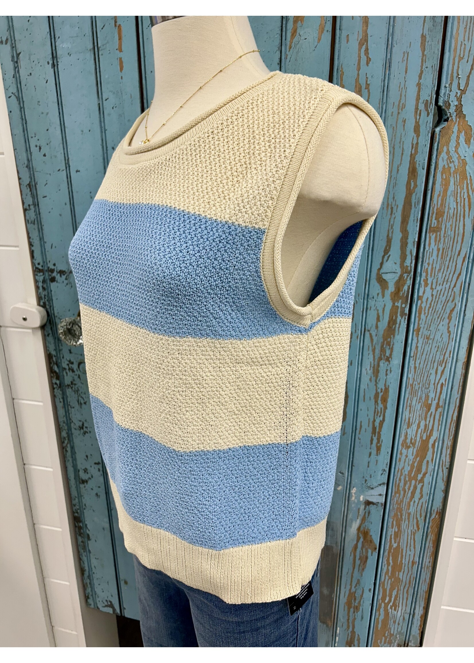 Compania Fantastica CF Stripe Knit Top